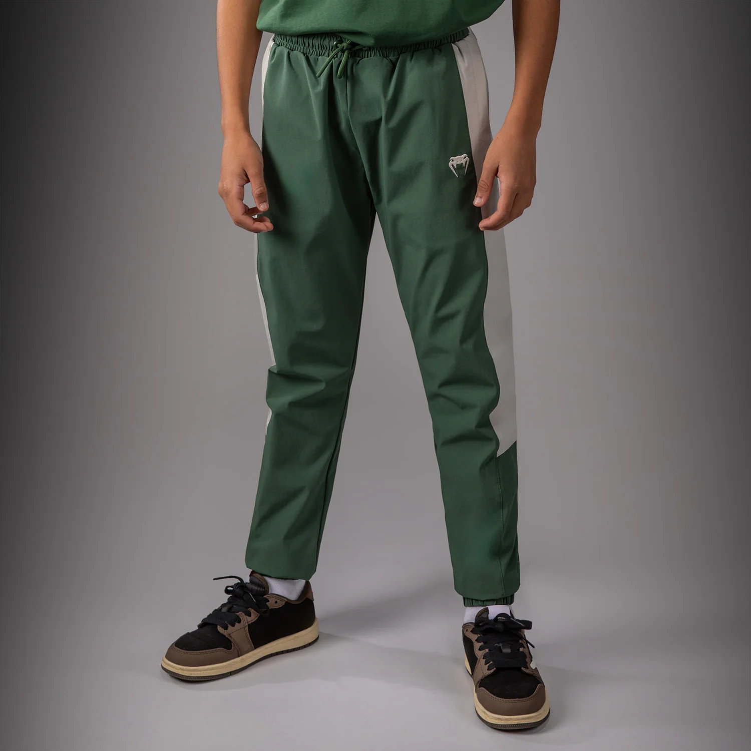 Venum Vectra Kids Joggers - Forest Green/ Off White