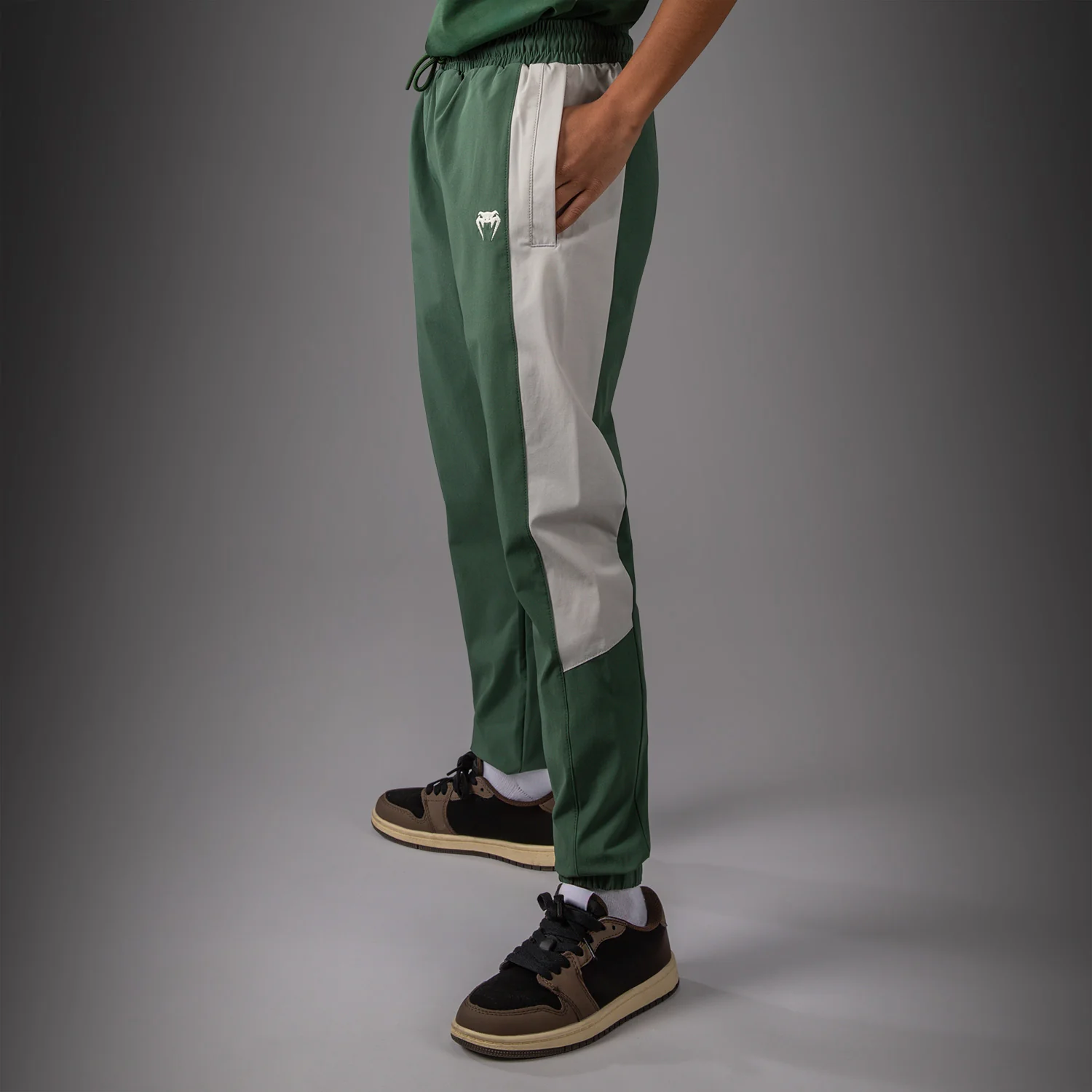 Venum Vectra Kids Joggers - Forest Green/ Off White - Image 2