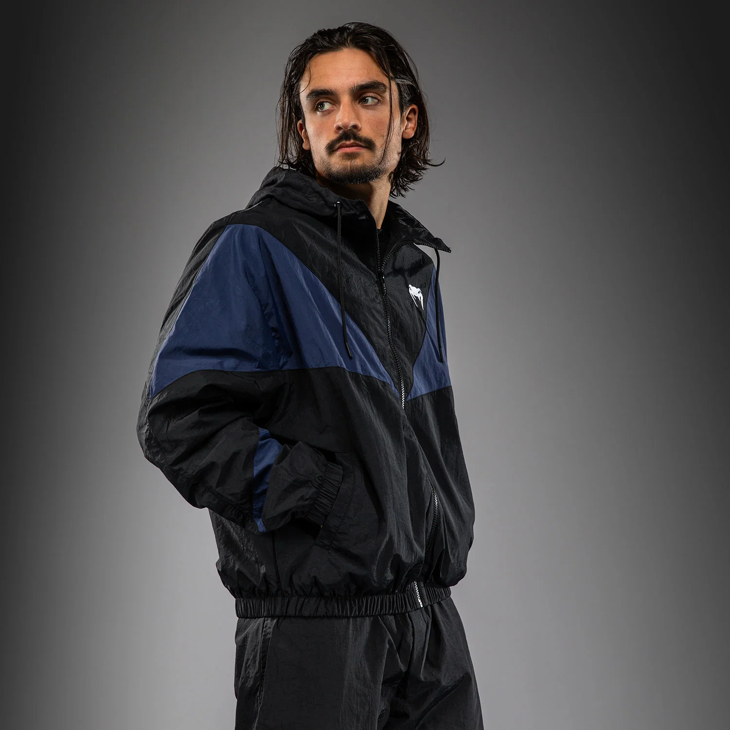 Venum Vectra Track Jacket - Black/Blue - Image 2