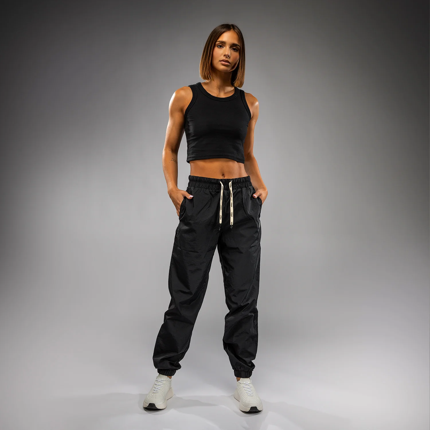 Venum Vectra Women’s Joggers - Black/White - Image 4