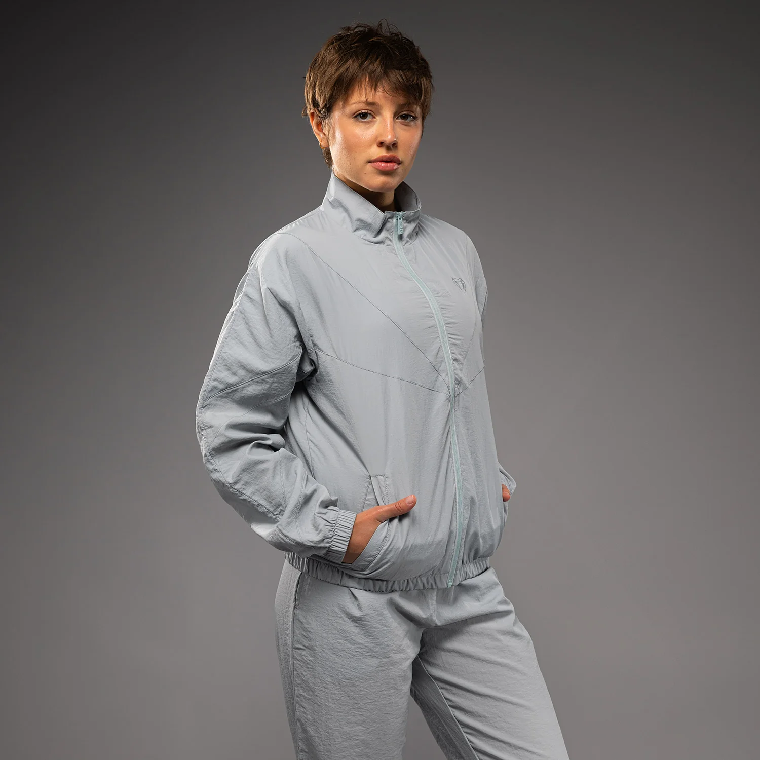 Venum Vectra Women’s Track Jacket - Storm Blue - Image 2