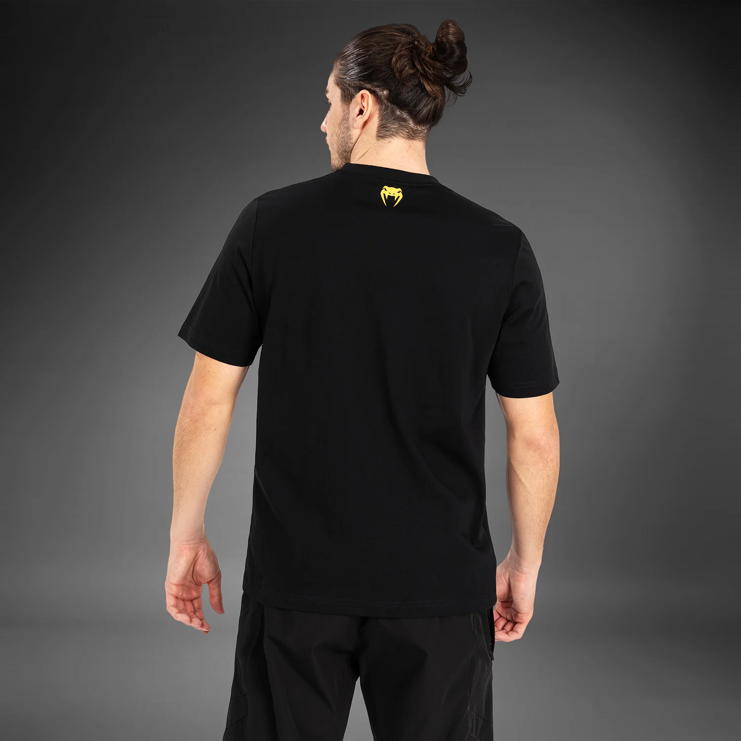 Venum Vertigo Men's Short Sleeve T-shirt - Black/Yellow - Image 5