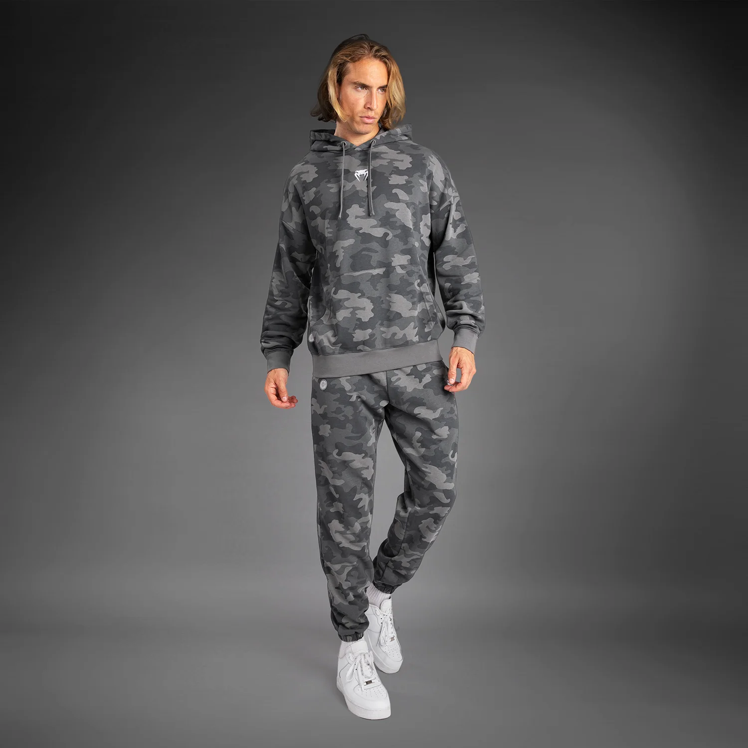 Venum Vortex XL Men's Hoodie - Anthracite Camo - Image 3