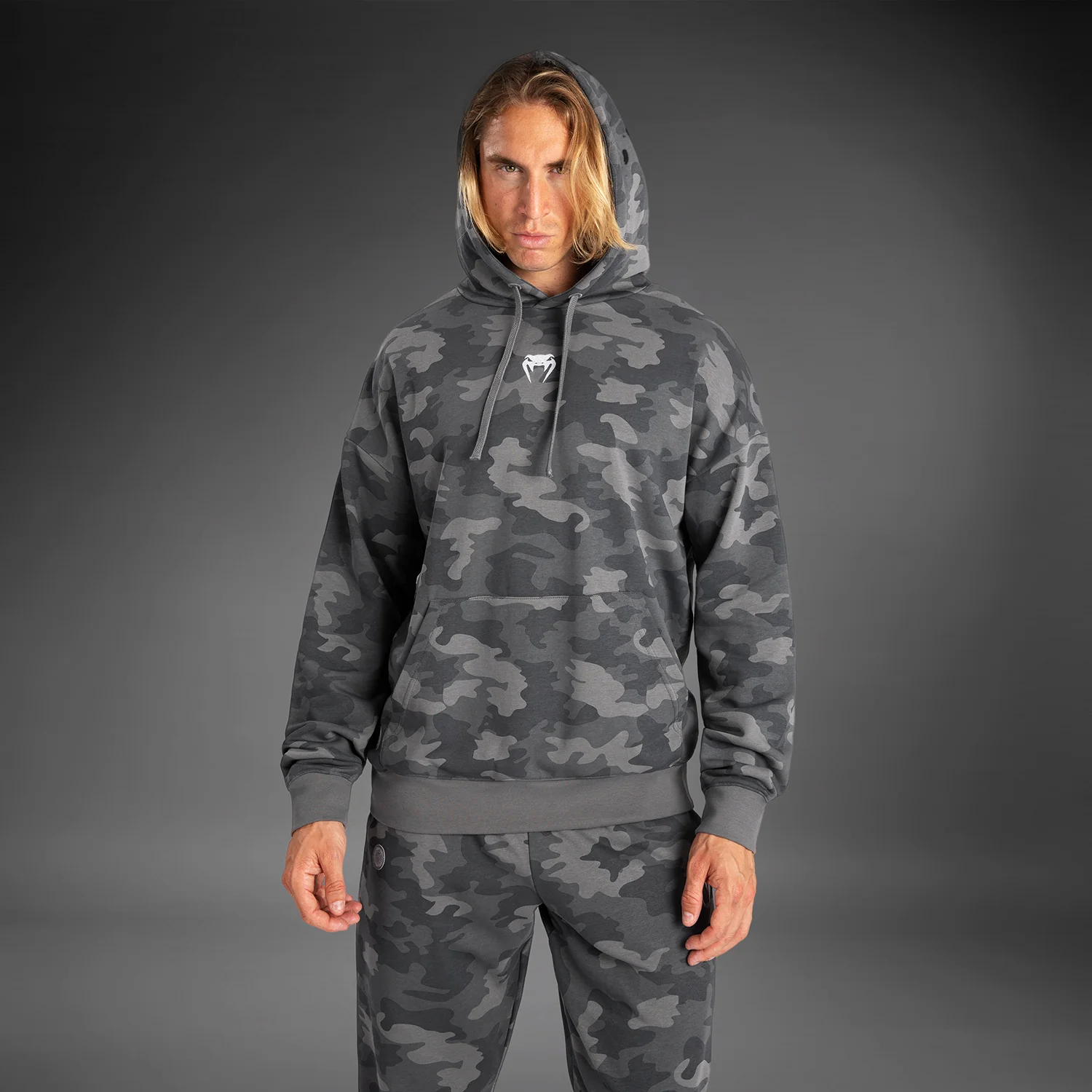 Venum Vortex XL Men's Hoodie - Anthracite Camo - Image 4