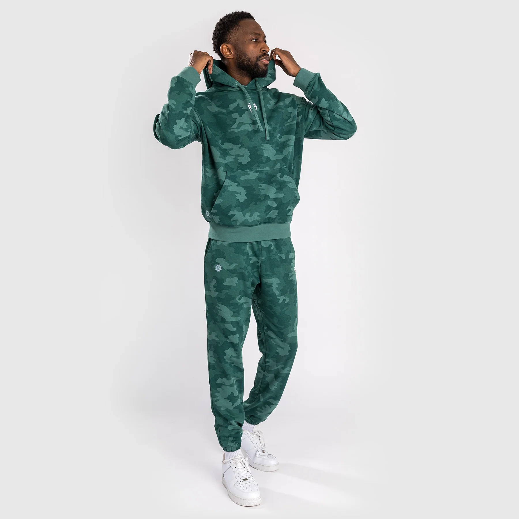 Venum Vortex XL Men's Hoodie - Turquoise Camo - Image 7
