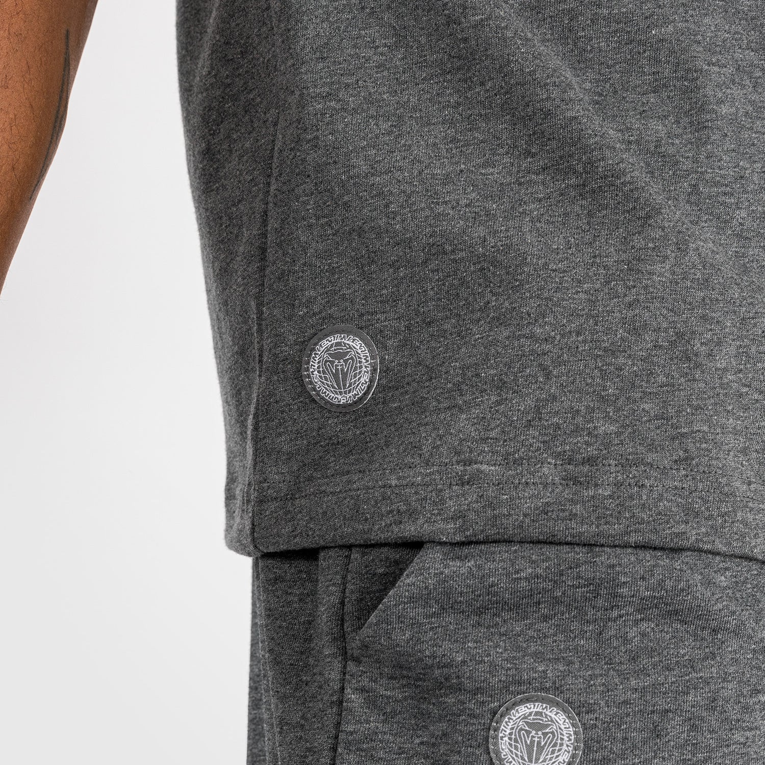 Venum Vortex XL Men's T–Shirt - Dark Heather Grey - Image 6