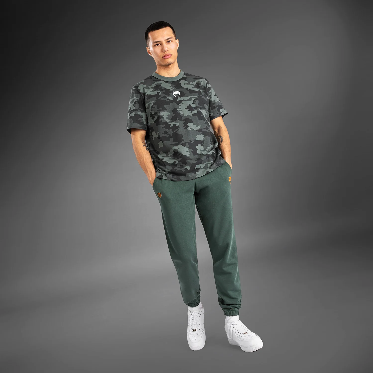 Venum Vortex XL Men's T–Shirt - Khaki Camo - Image 3