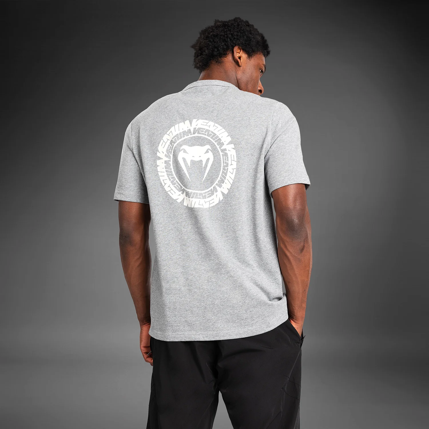 Venum Vortex XL Men's T–Shirt - Light Heather Grey - Image 2