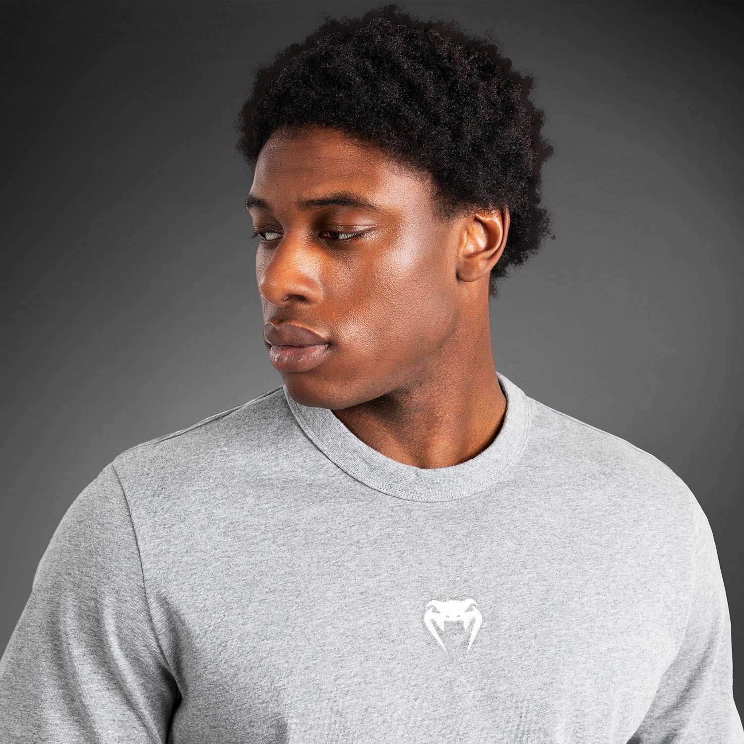 Venum Vortex XL Men's T–Shirt - Light Heather Grey - Image 3