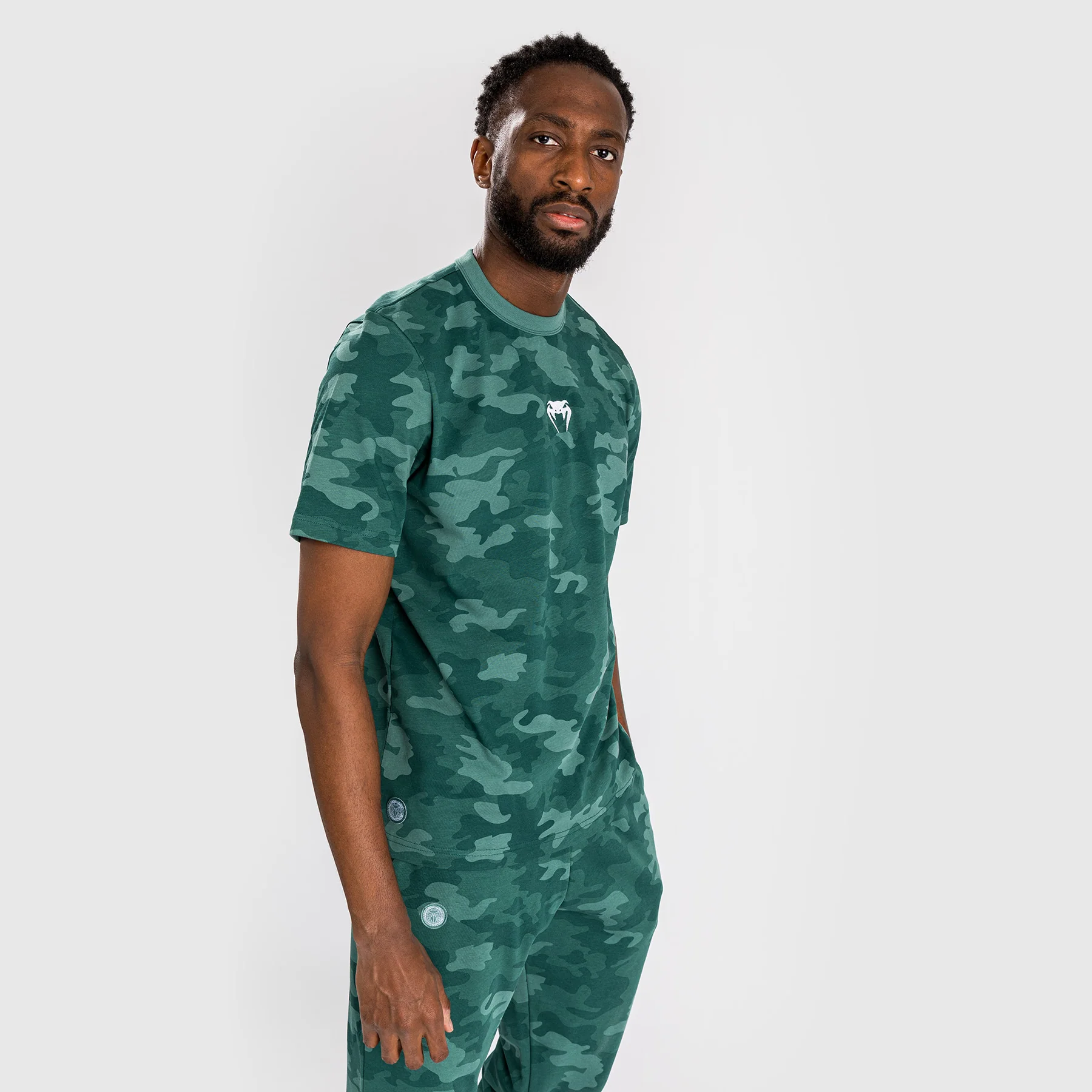Venum Vortex XL Men's T–Shirt - Turquoise Camo - Image 2
