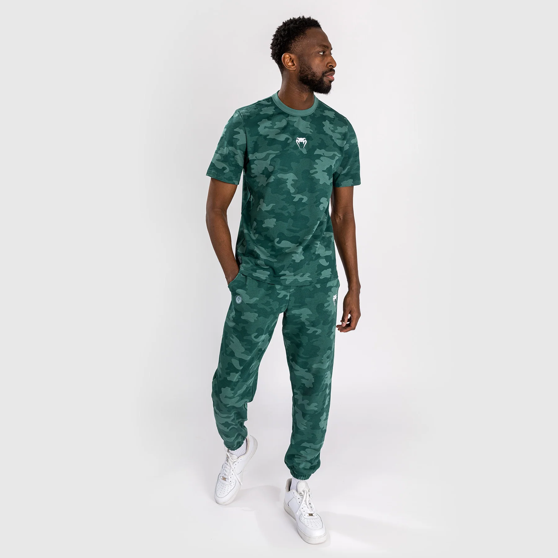 Venum Vortex XL Men's T–Shirt - Turquoise Camo - Image 4