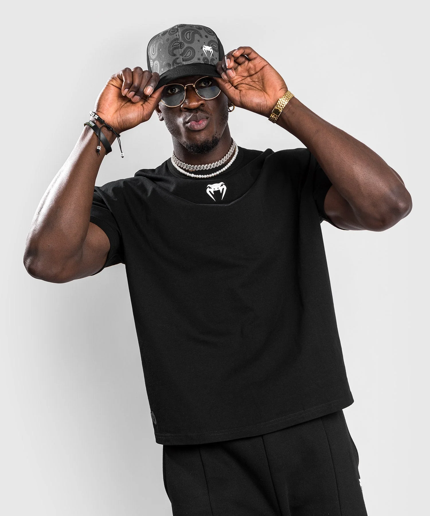 Venum Vortex XL T-Shirt  - Oversize - Black - Image 2