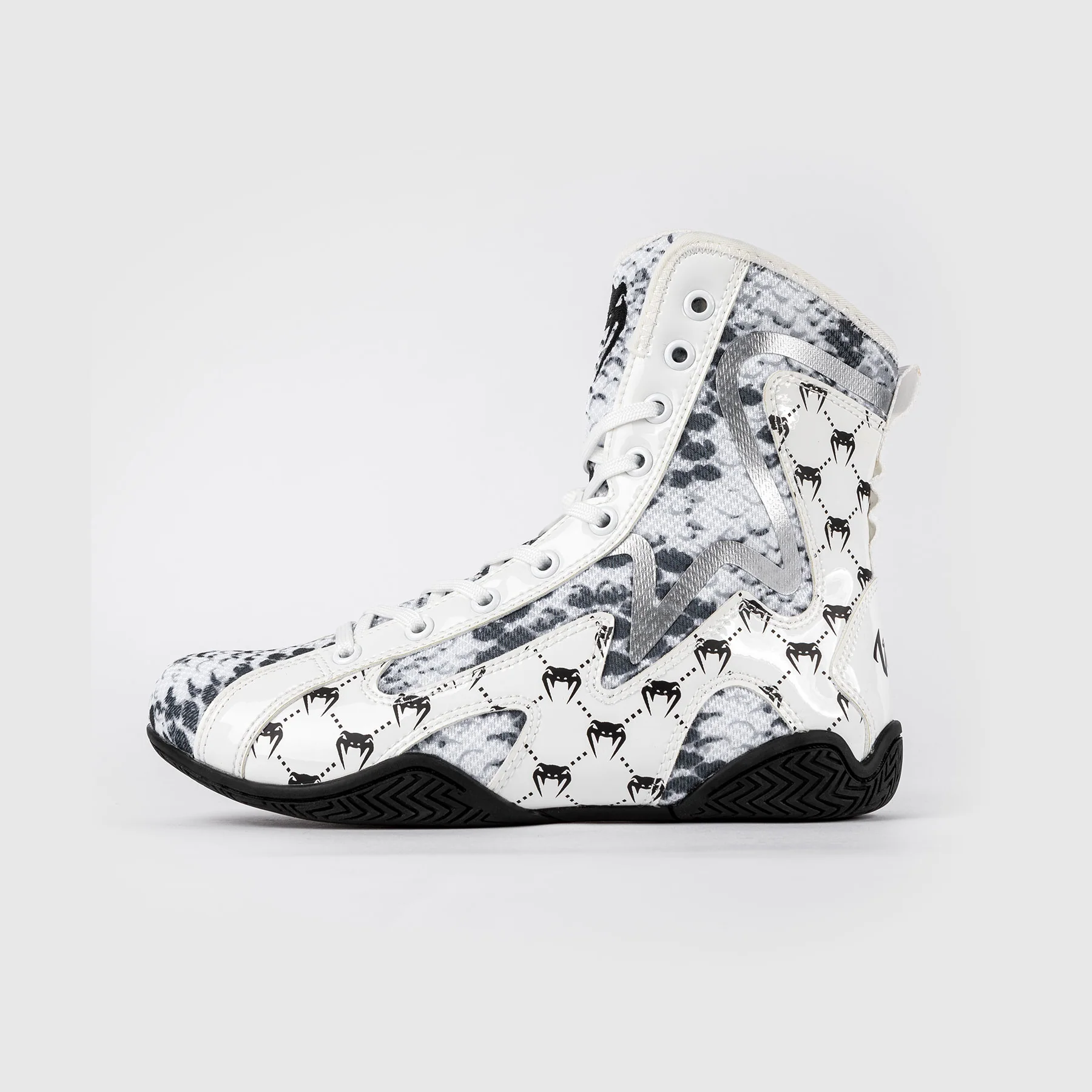 Venum White Snake Boxing Shoes for Women - White - Image 3