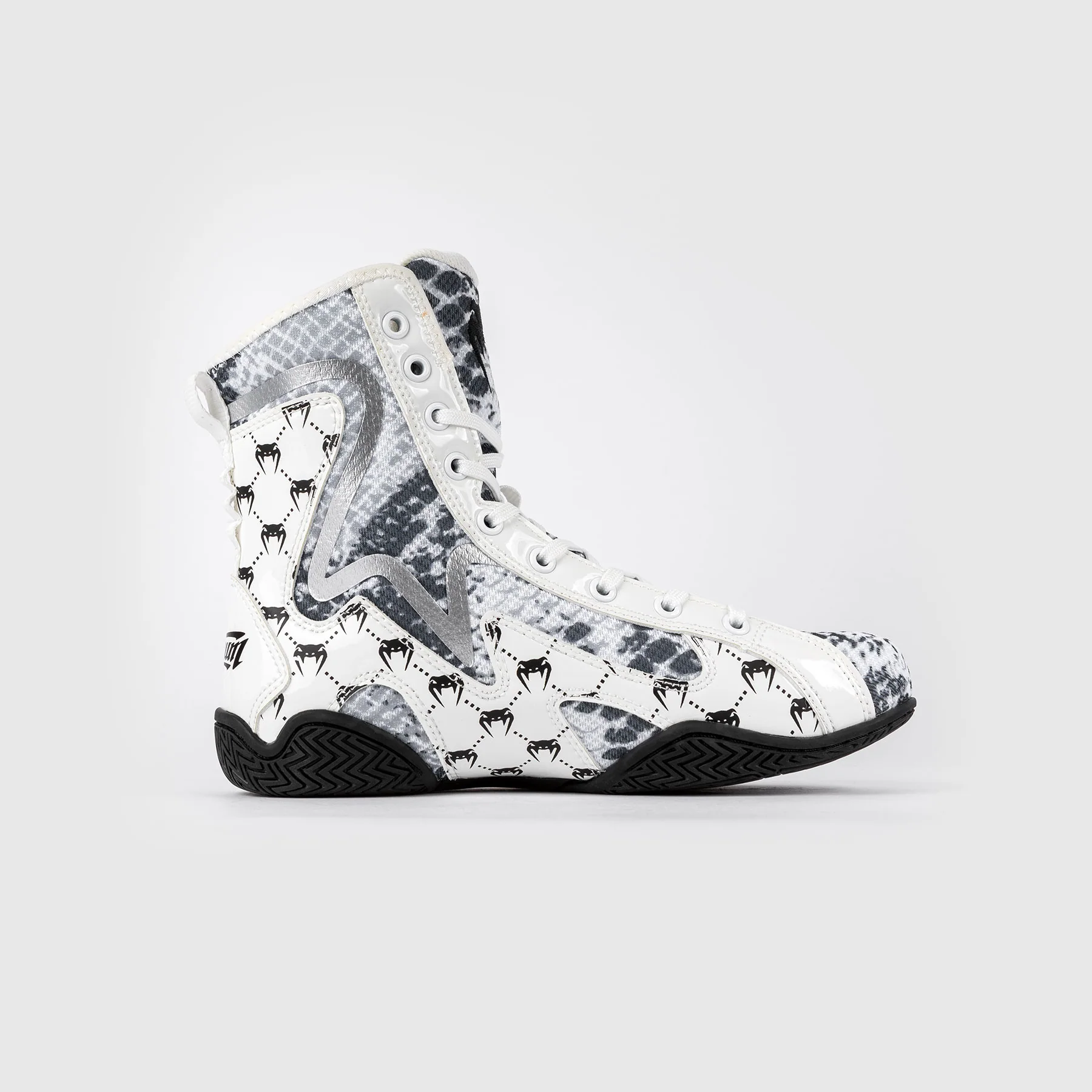 Venum White Snake Boxing Shoes for Women - White - Image 4