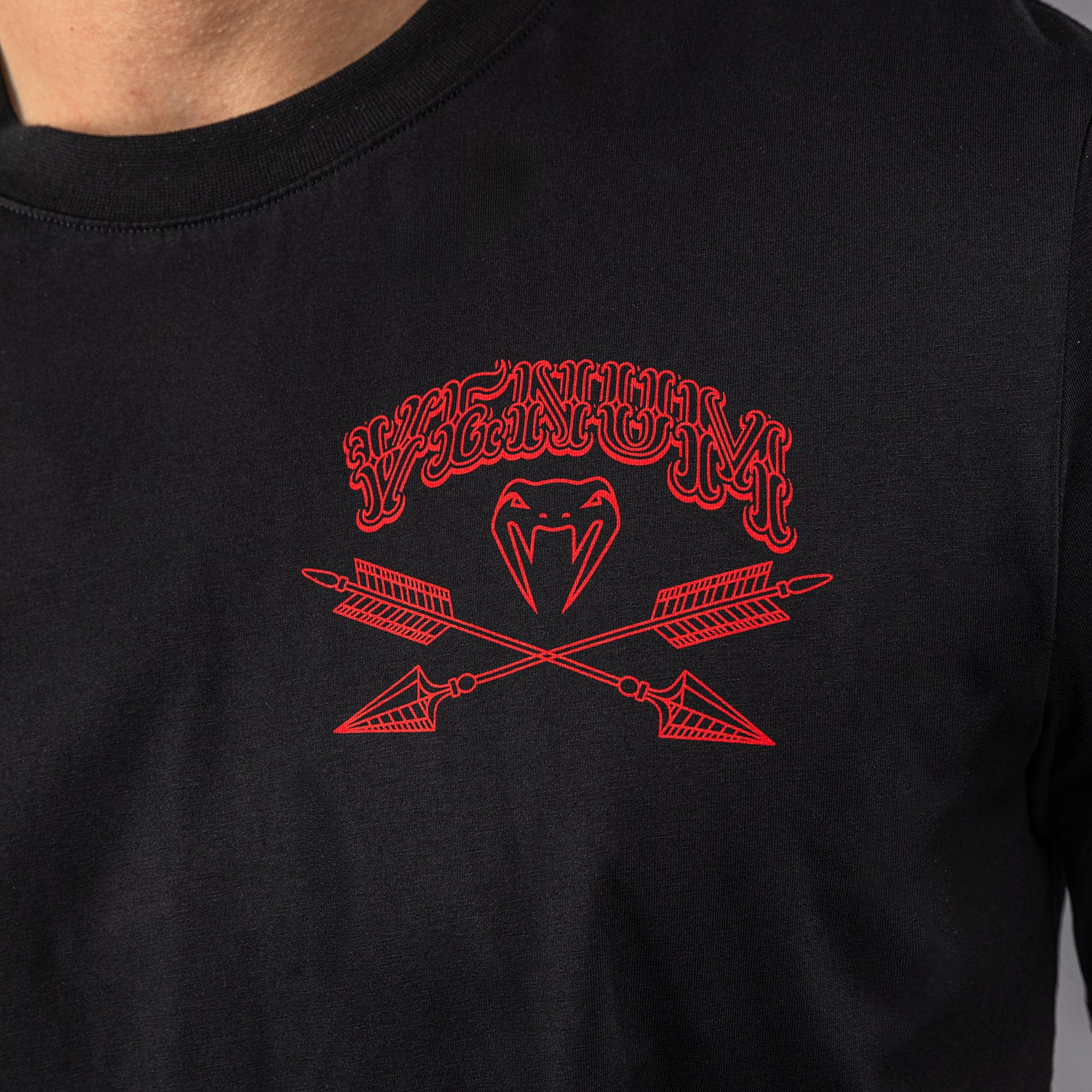 Venum Wolf Atak T-Shirt - Black/Red - Image 5