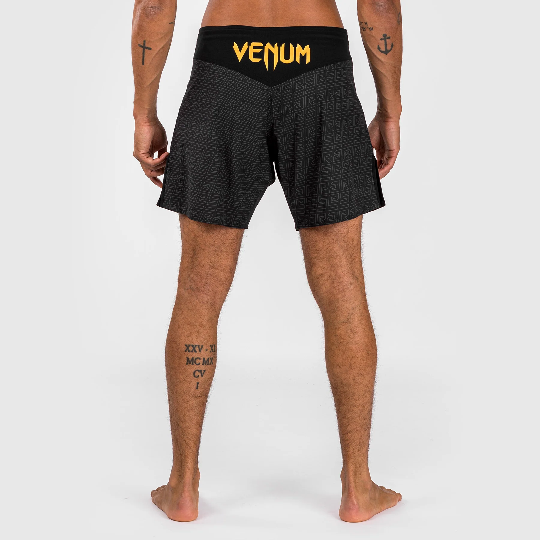 Venum x Ares Men’s Fight Shorts - Black/Gold - Image 8