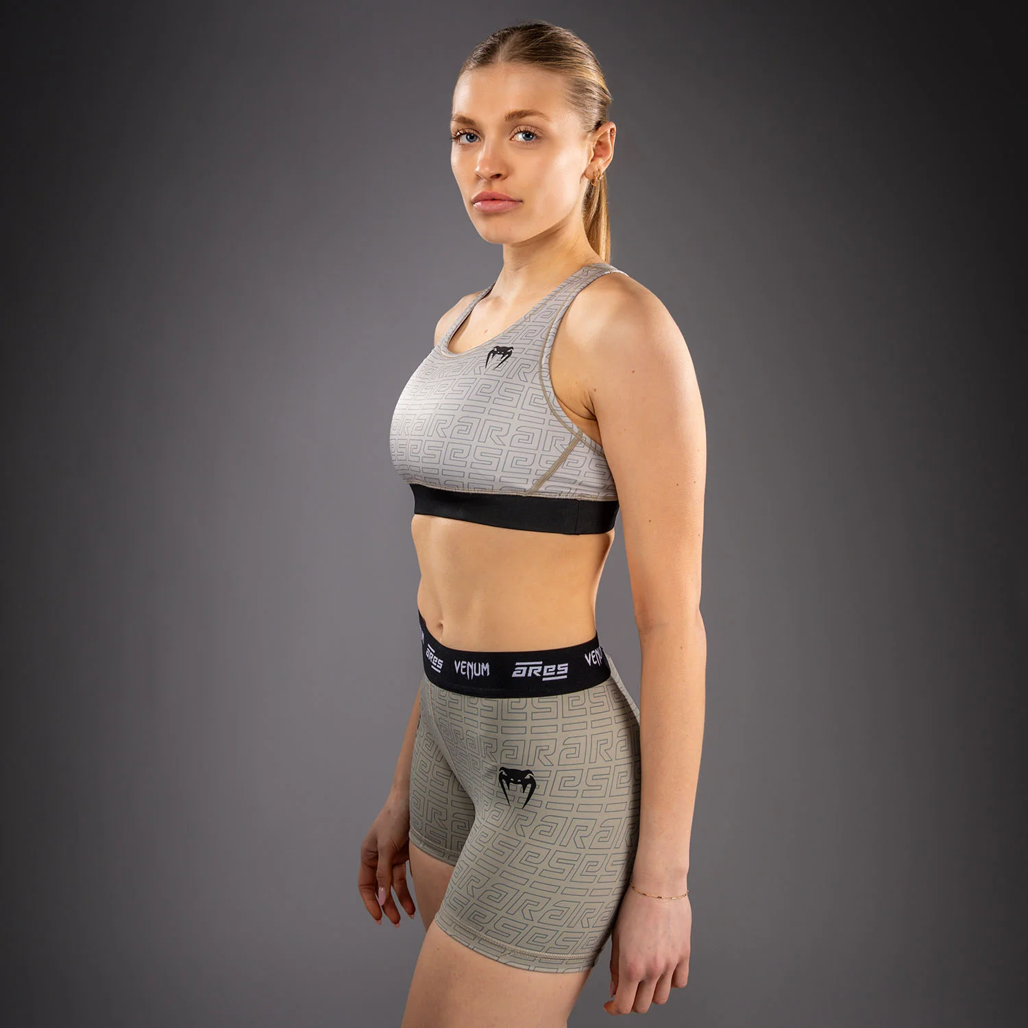 Venum x Ares 2.0 Sports Bra for Women - Sand - Image 2