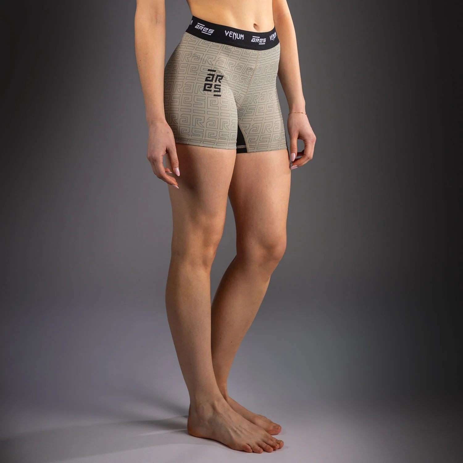 Venum x Ares 2.0 Training Shorts for Women - Sand - Image 3