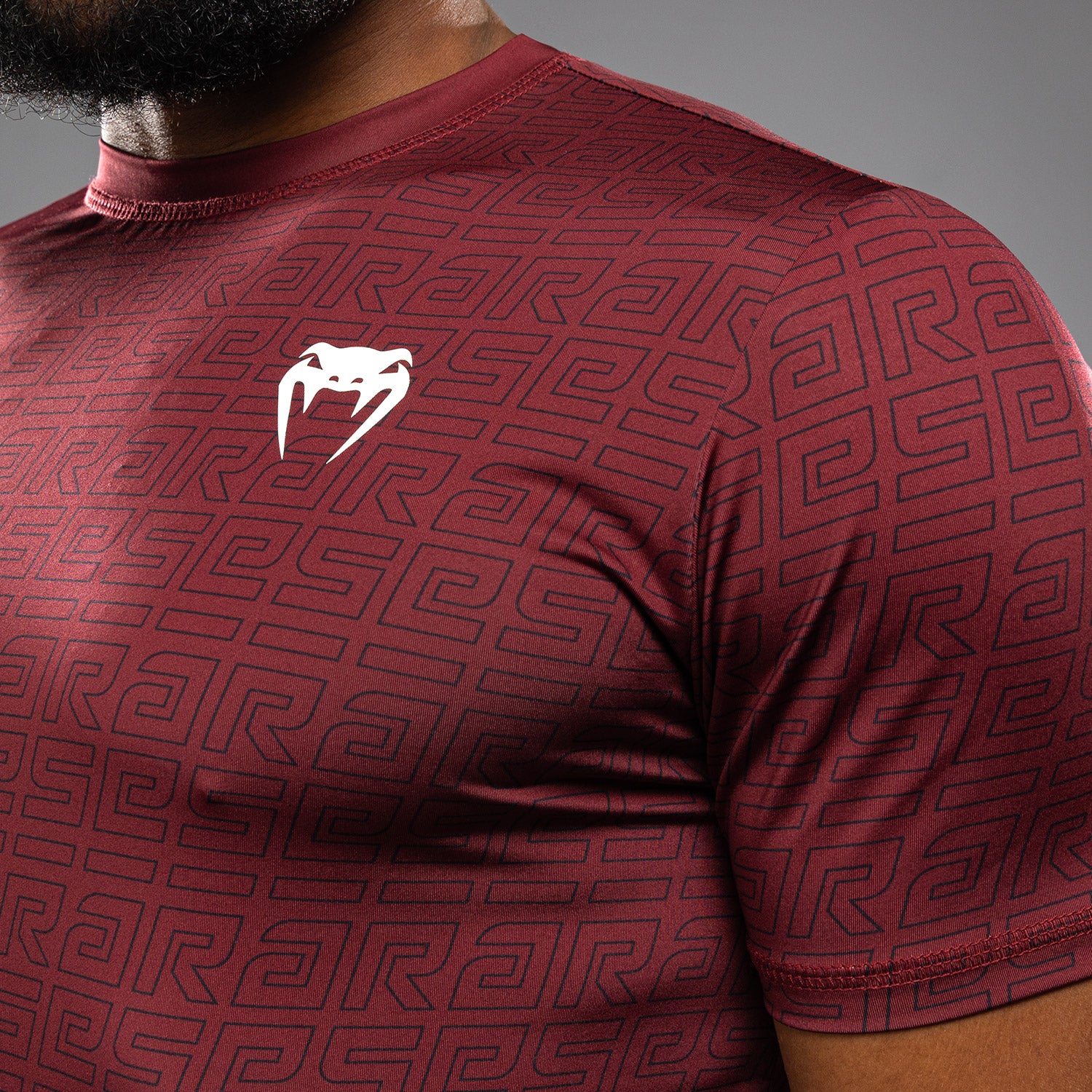 Venum x Ares Men’s Dry-Tech Shirt - Burgundy - Image 3