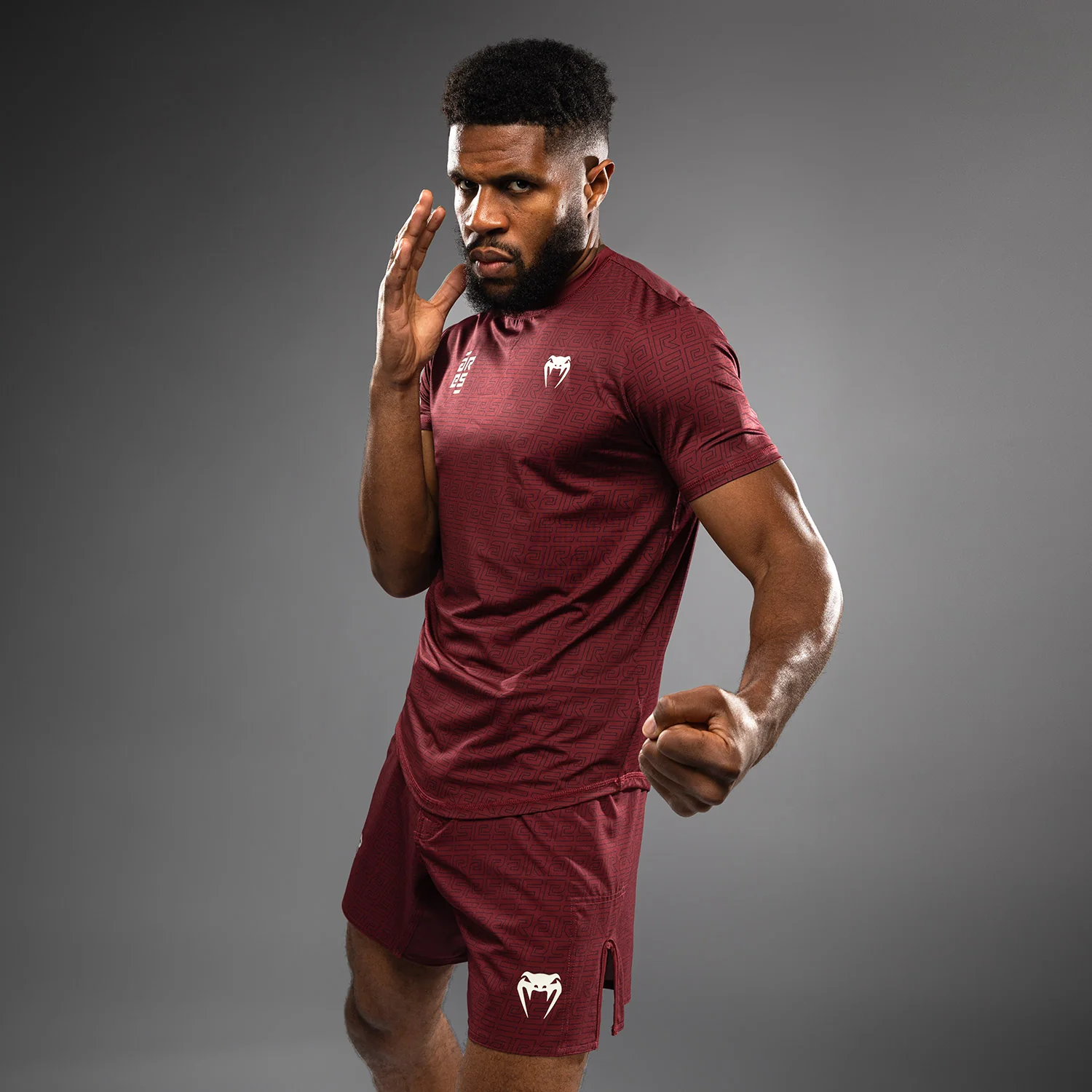 Venum x Ares Men’s Dry-Tech Shirt - Burgundy - Image 4