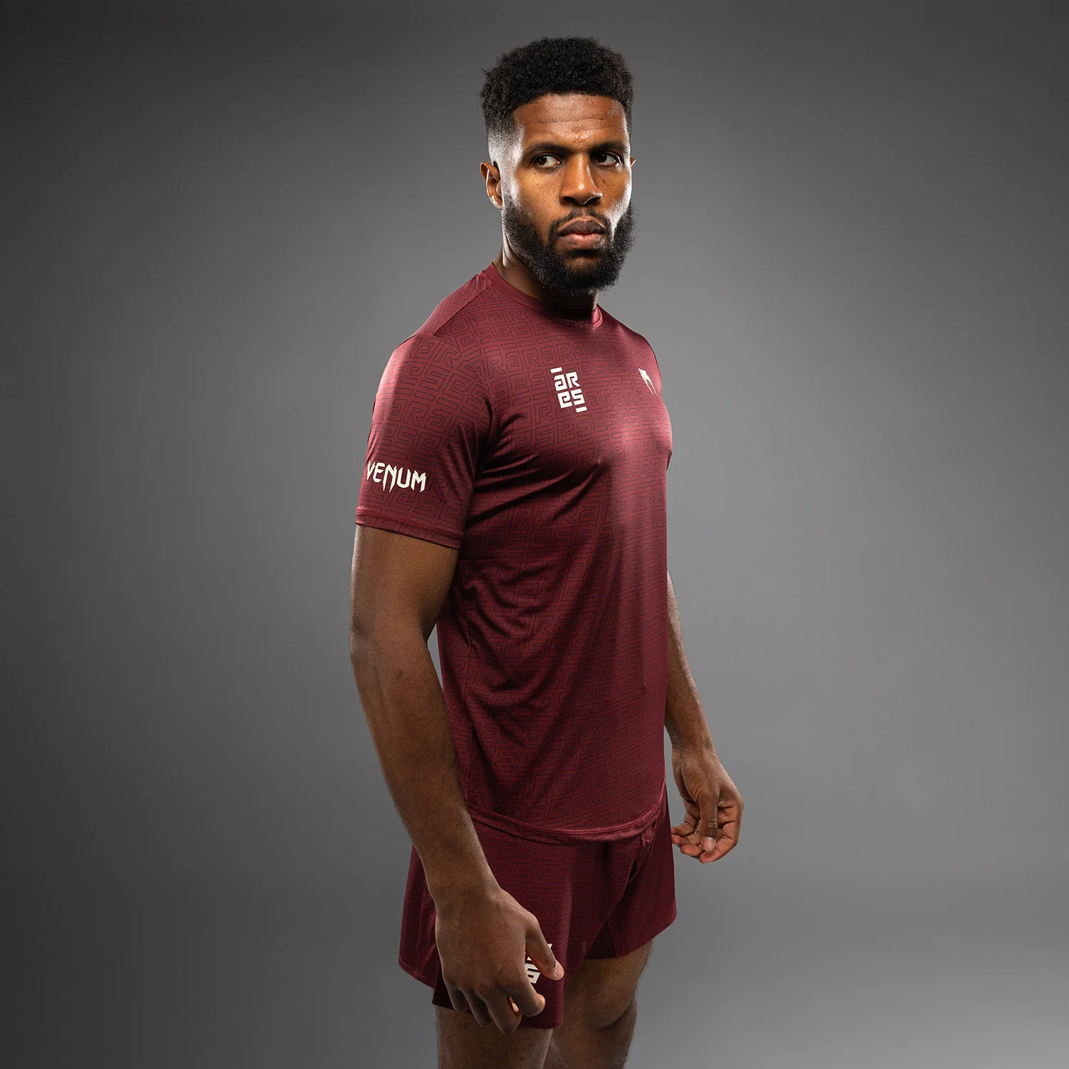 Venum x Ares Men’s Dry-Tech Shirt - Burgundy - Image 5