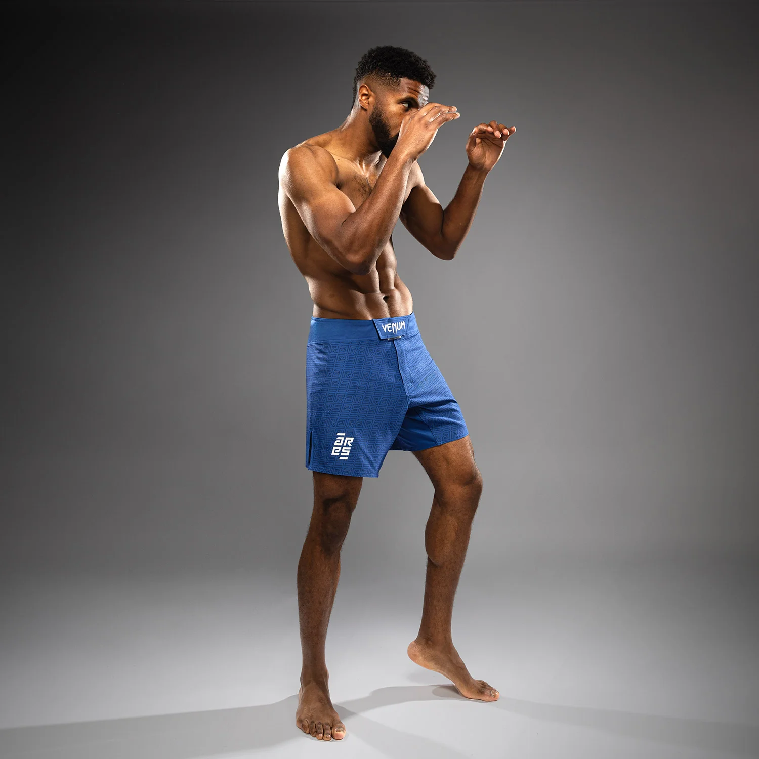 Venum x Ares Men’s Fight Shorts - Royal Blue - Image 4