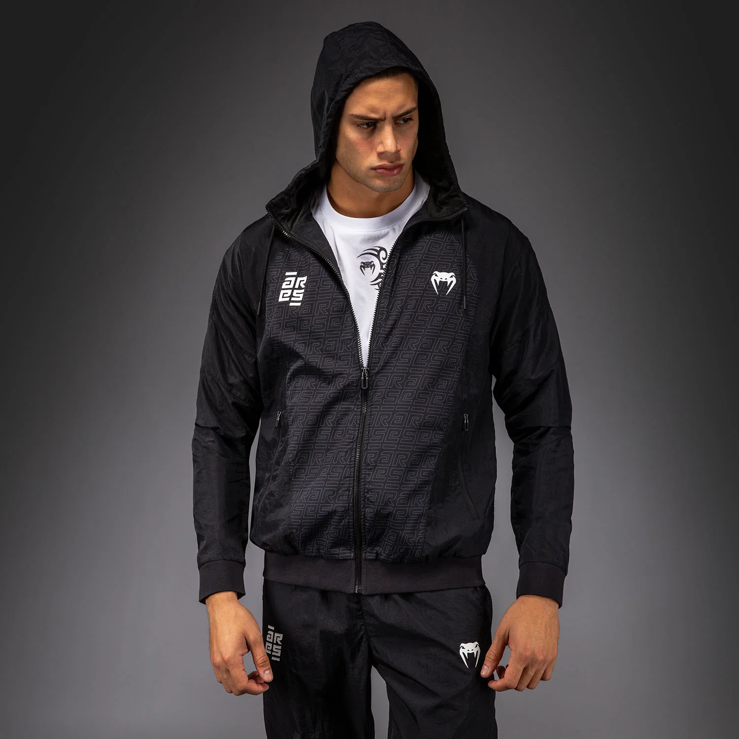 Venum x Ares Track Jacket - Black - Image 3