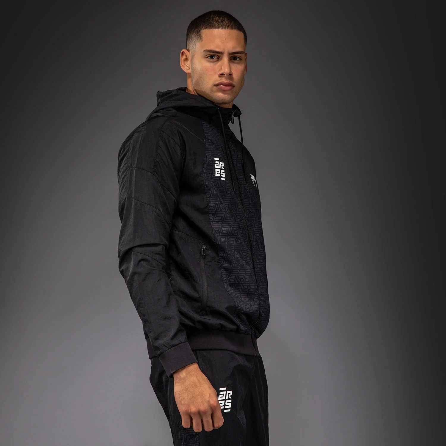 Venum x Ares Track Jacket - Black - Image 4