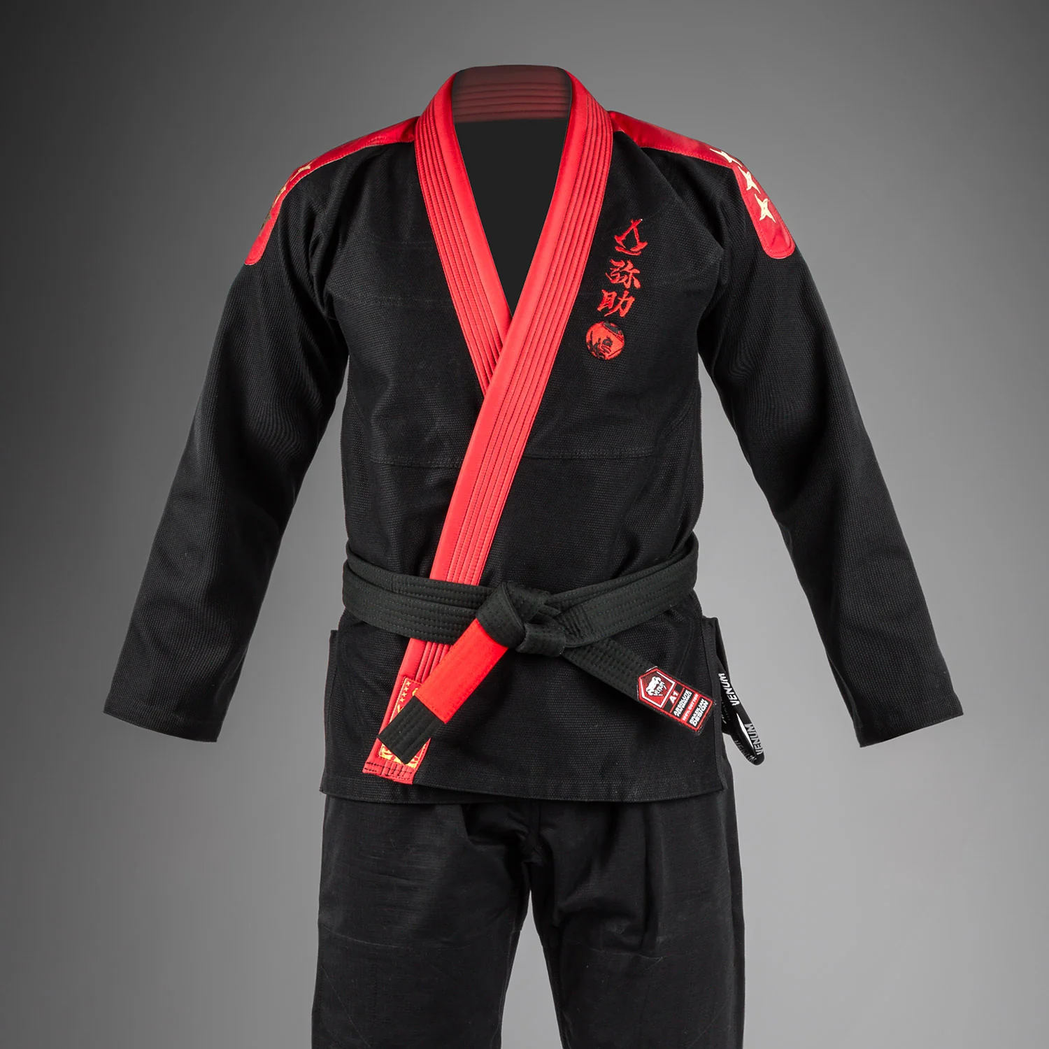 Venum x Assassin's Creed Shadows BJJ Gi - Burgundy/Black - Image 2