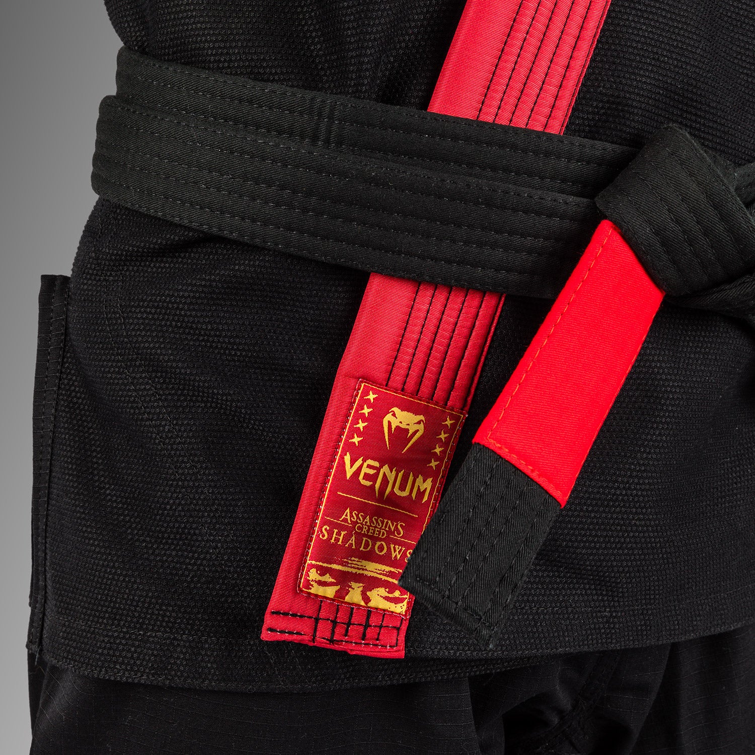 Venum x Assassin's Creed Shadows BJJ Gi - Burgundy/Black - Image 6