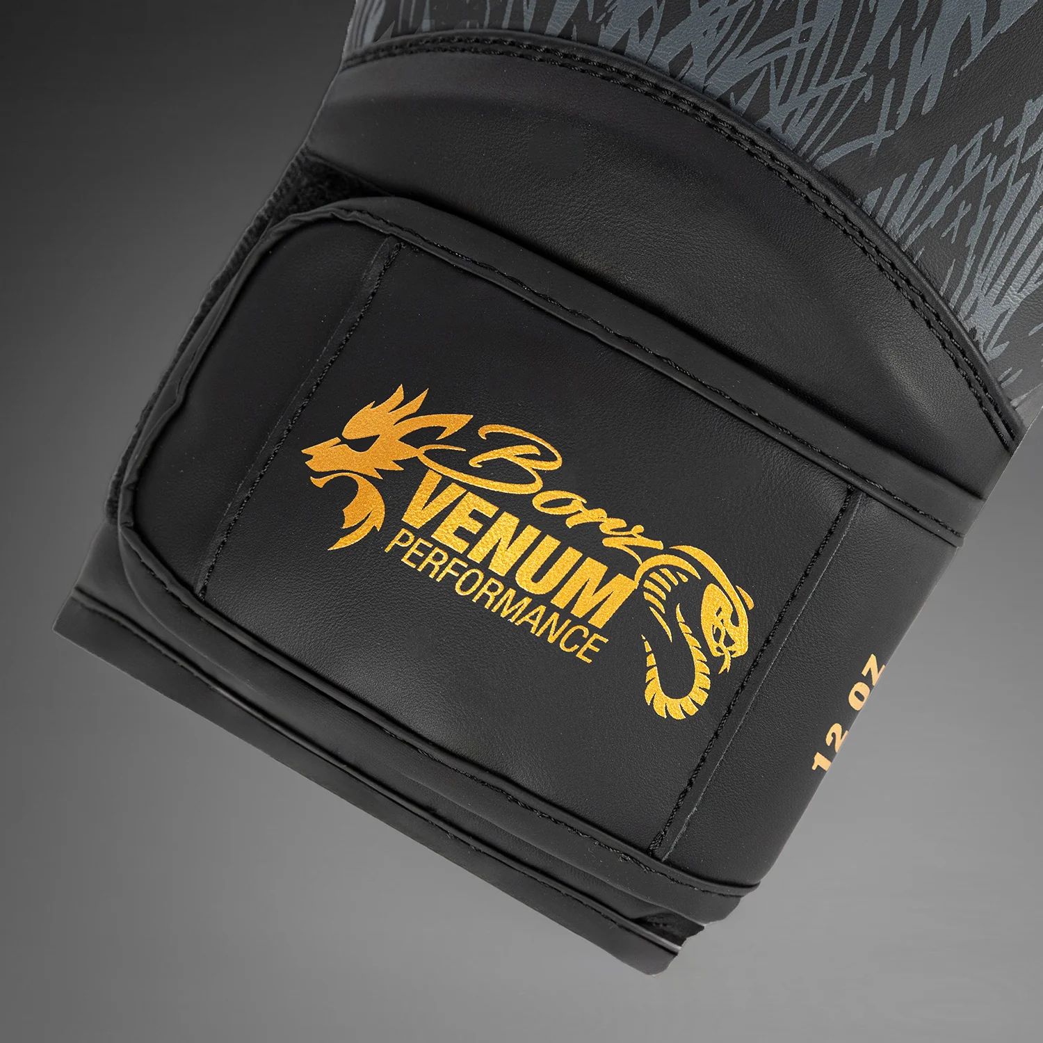 Venum x Chimaev Boxing Gloves - Black/Gold - Image 5