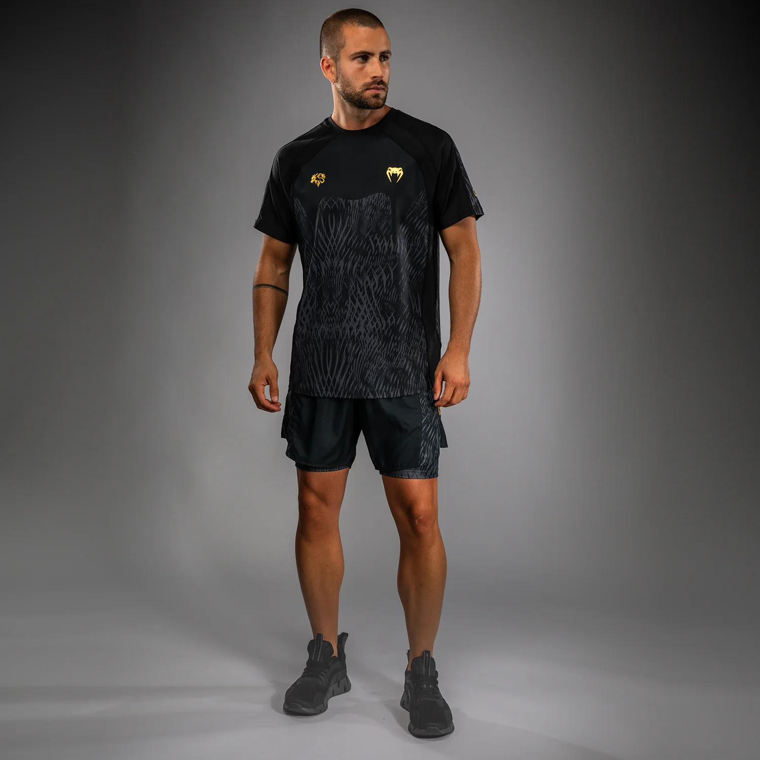 Venum x Chimaev Dry Tech - Black/Grey - Image 3