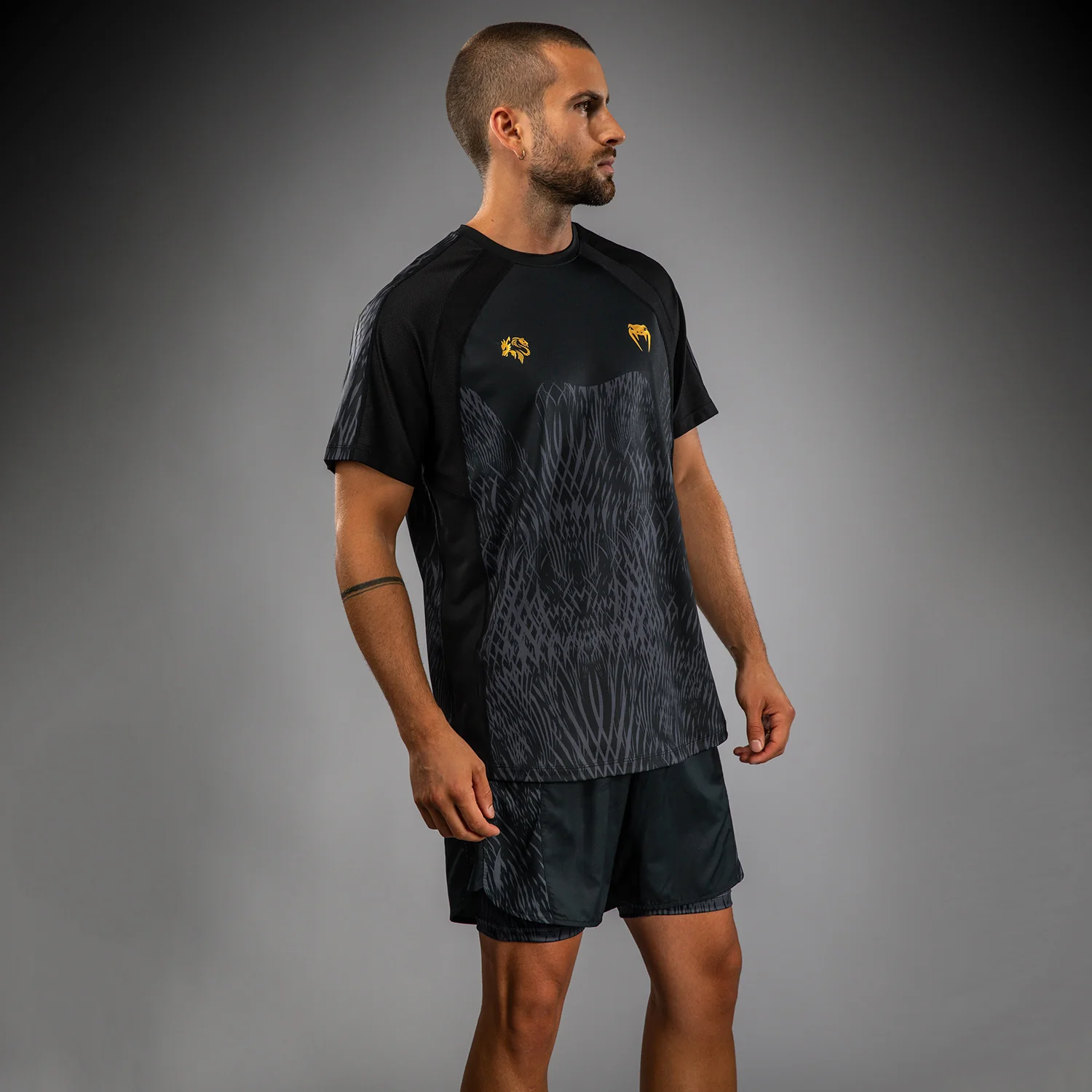 Venum x Chimaev Dry Tech - Black/Grey - Image 5