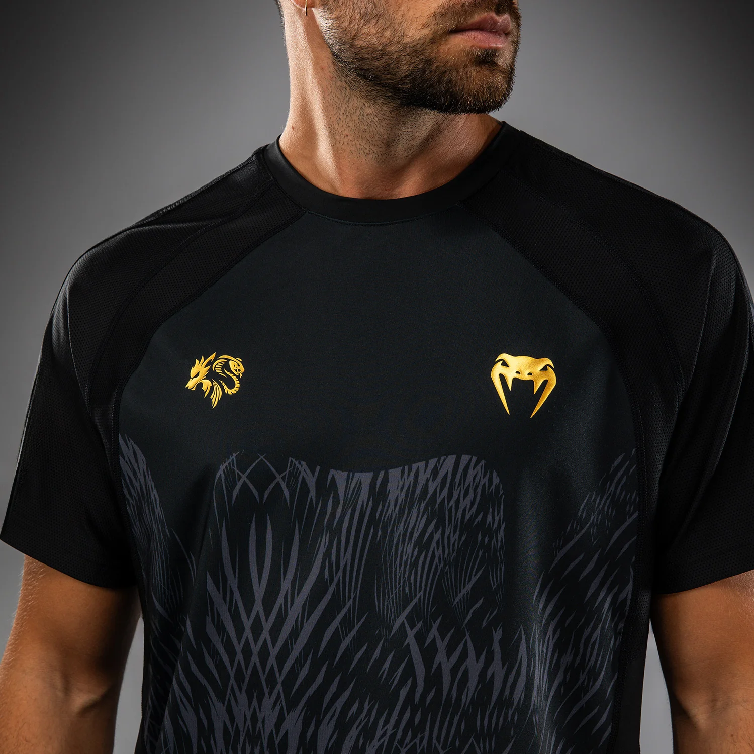 Venum x Chimaev Dry Tech - Black/Grey - Image 8