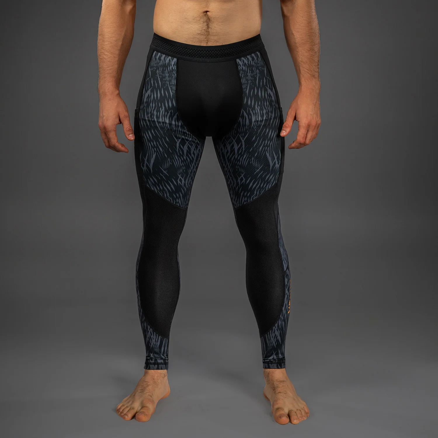 Venum x Chimaev Spats - Black/Grey - Image 2