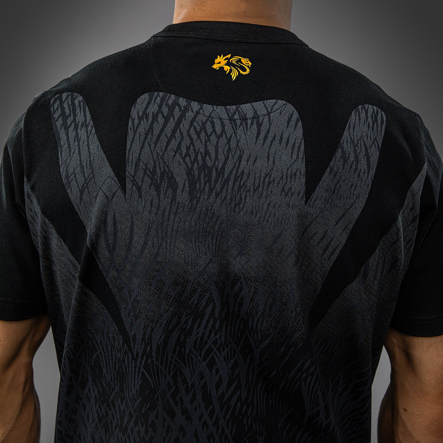 Venum x Chimaev T-Shirt - Black/Grey - Image 6