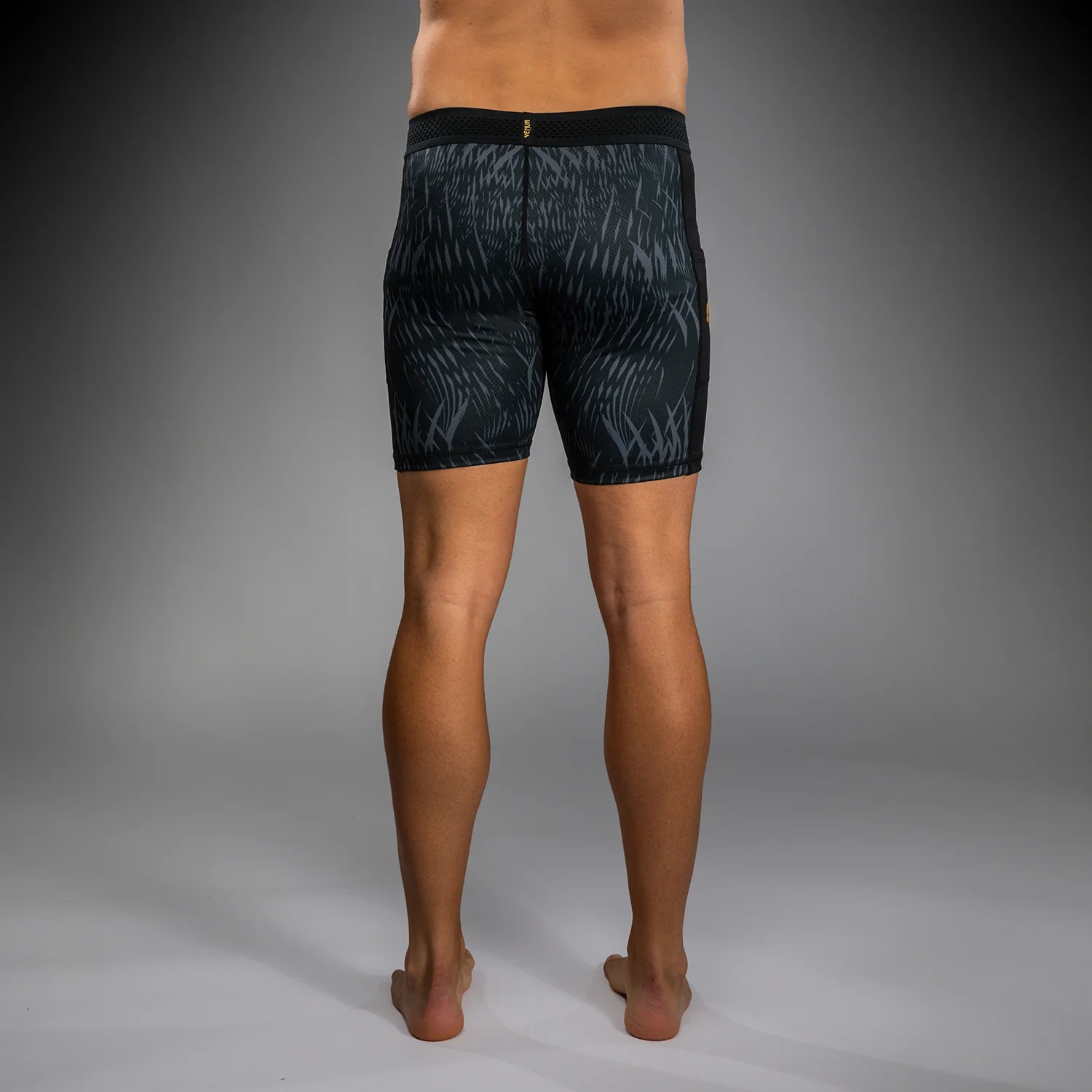 Venum x Chimaev Vale Tudo Shorts - Black/Grey - Image 4