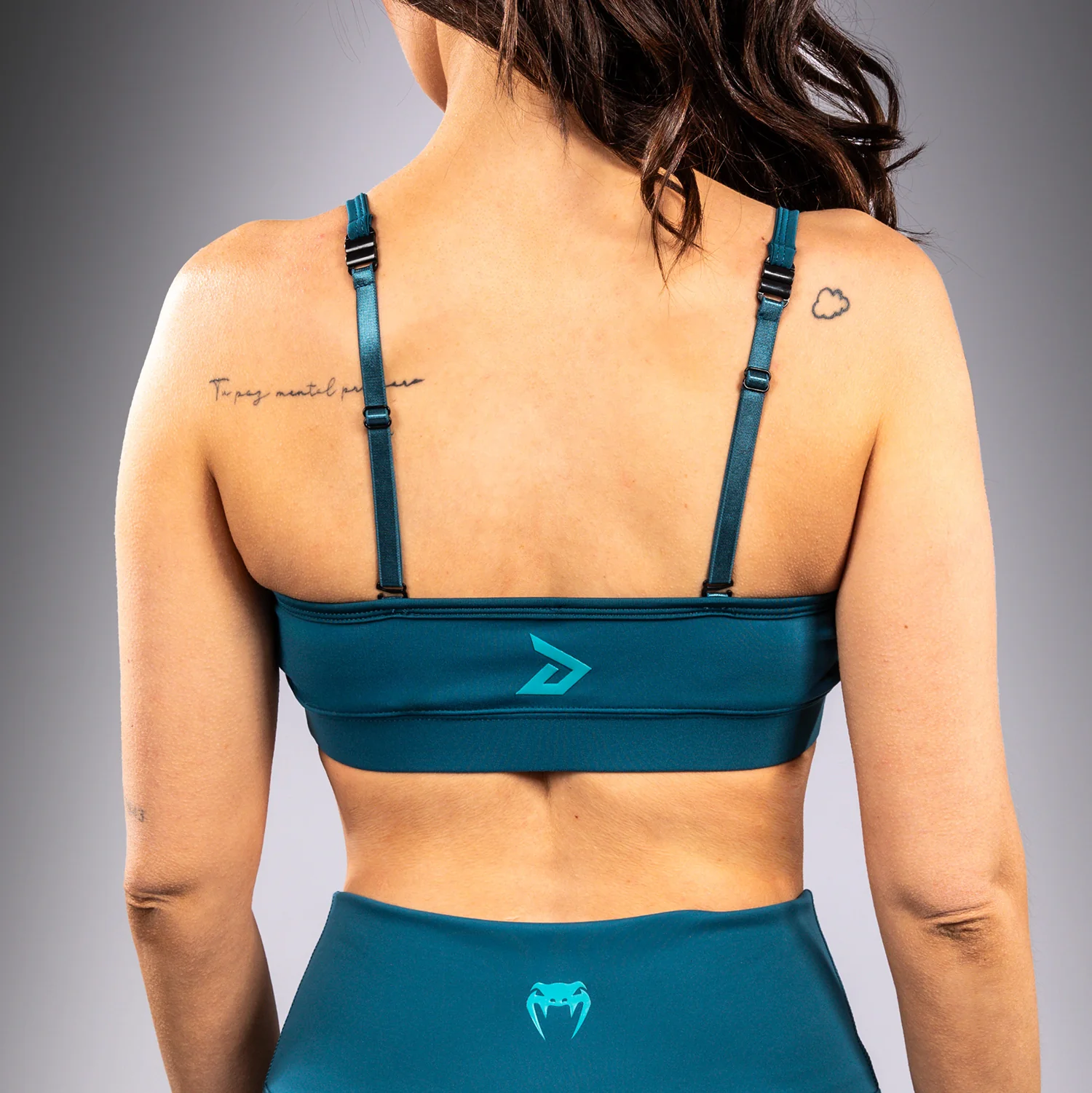 Venum x Demi Women’s Sports Bra - Azur Blue - Image 8