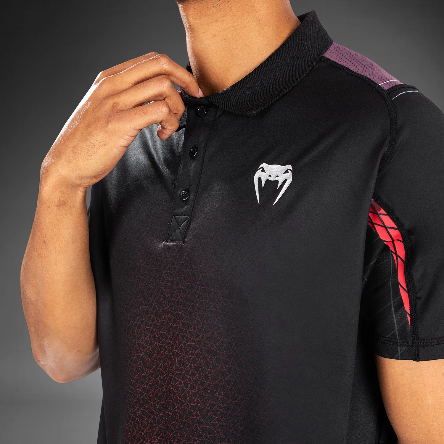 Venum x Dodge Banshee Men’s Dry Tech Polo - Black - Image 10