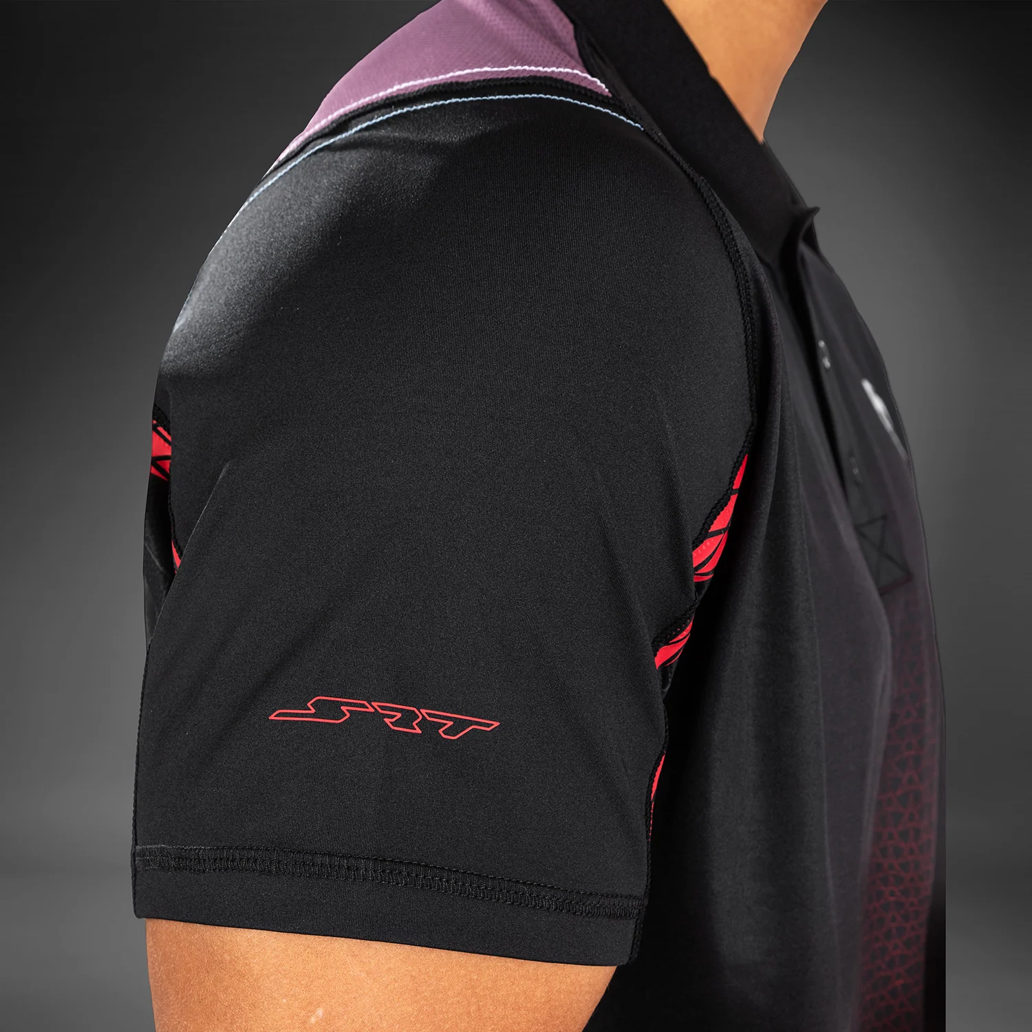 Venum x Dodge Banshee Men’s Dry Tech Polo - Black - Image 3