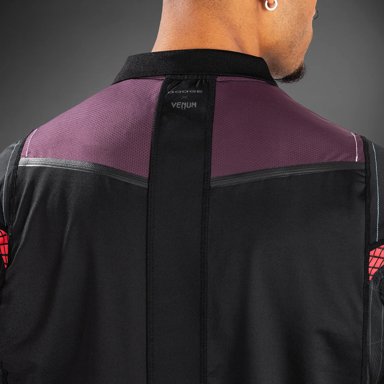 Venum x Dodge Banshee Men’s Dry Tech Polo - Black - Image 4