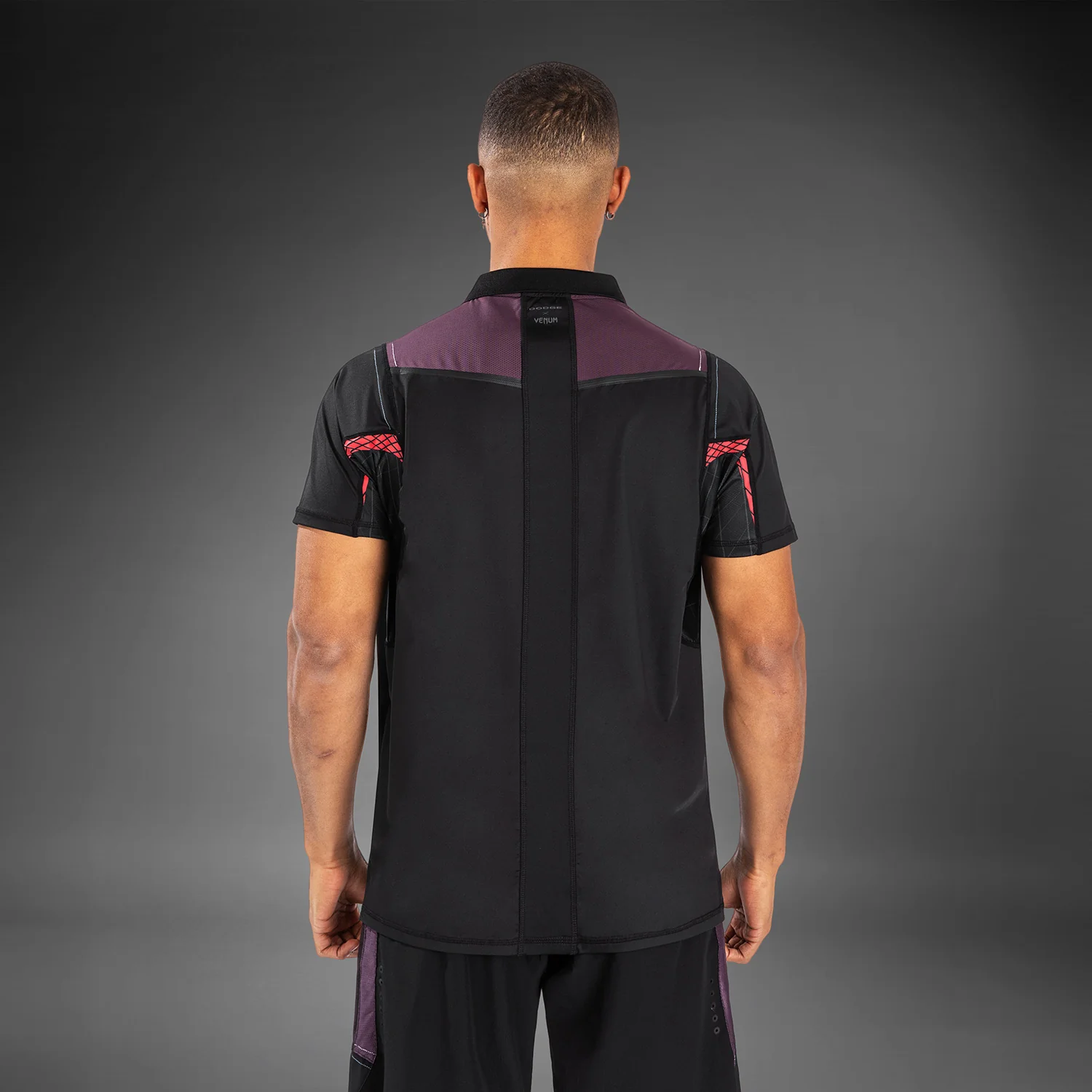 Venum x Dodge Banshee Men’s Dry Tech Polo - Black - Image 6