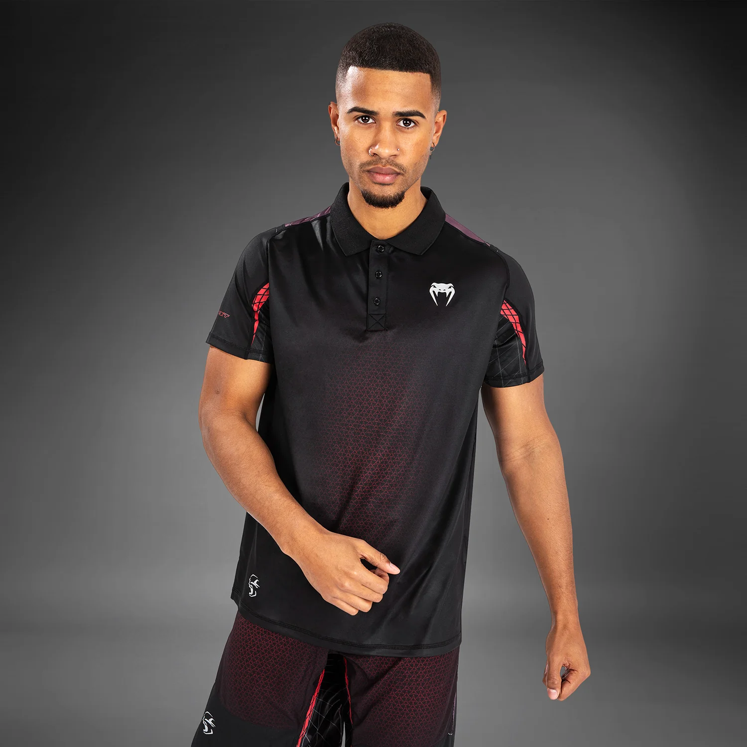 Venum x Dodge Banshee Men’s Dry Tech Polo - Black - Image 7