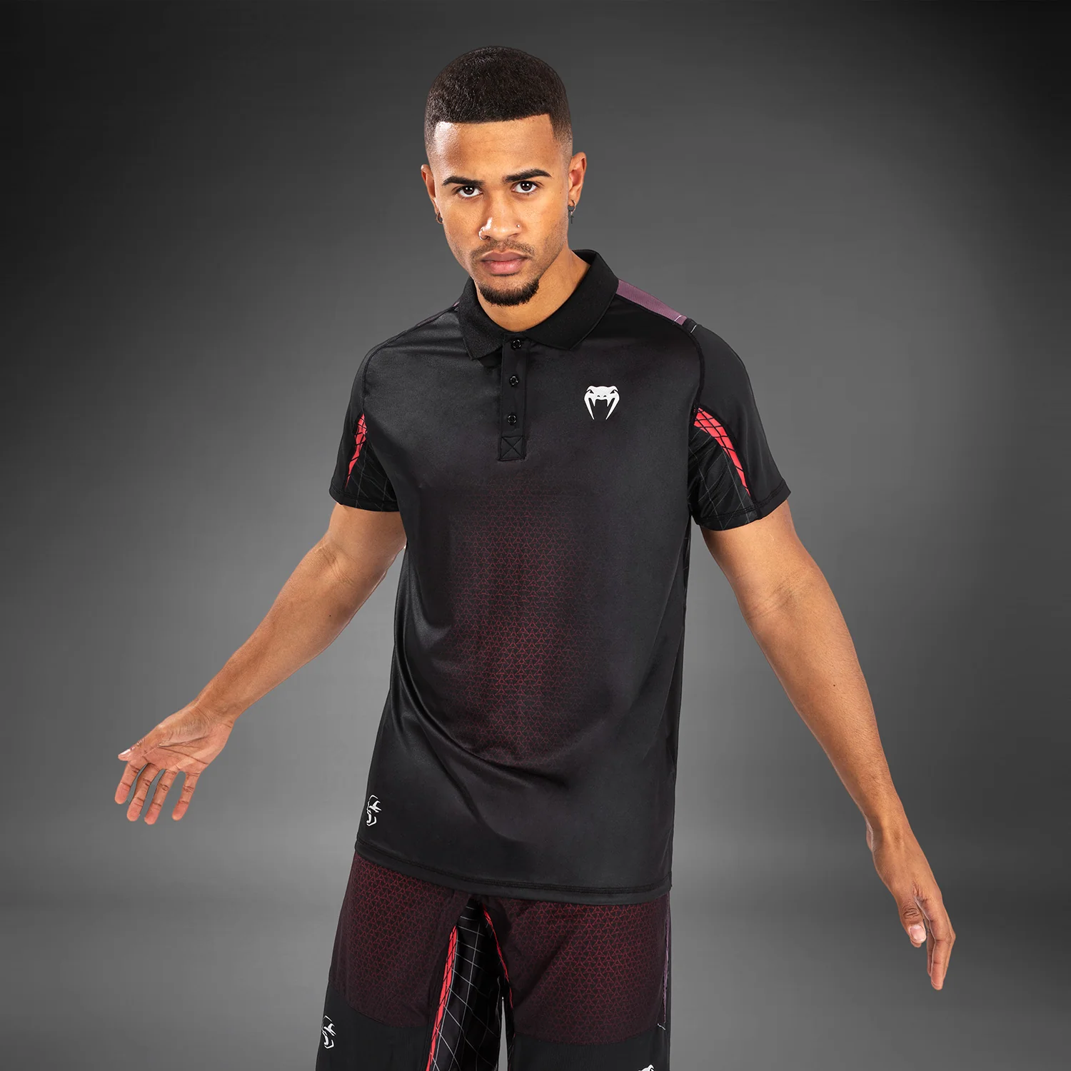 Venum x Dodge Banshee Men’s Dry Tech Polo - Black - Image 8
