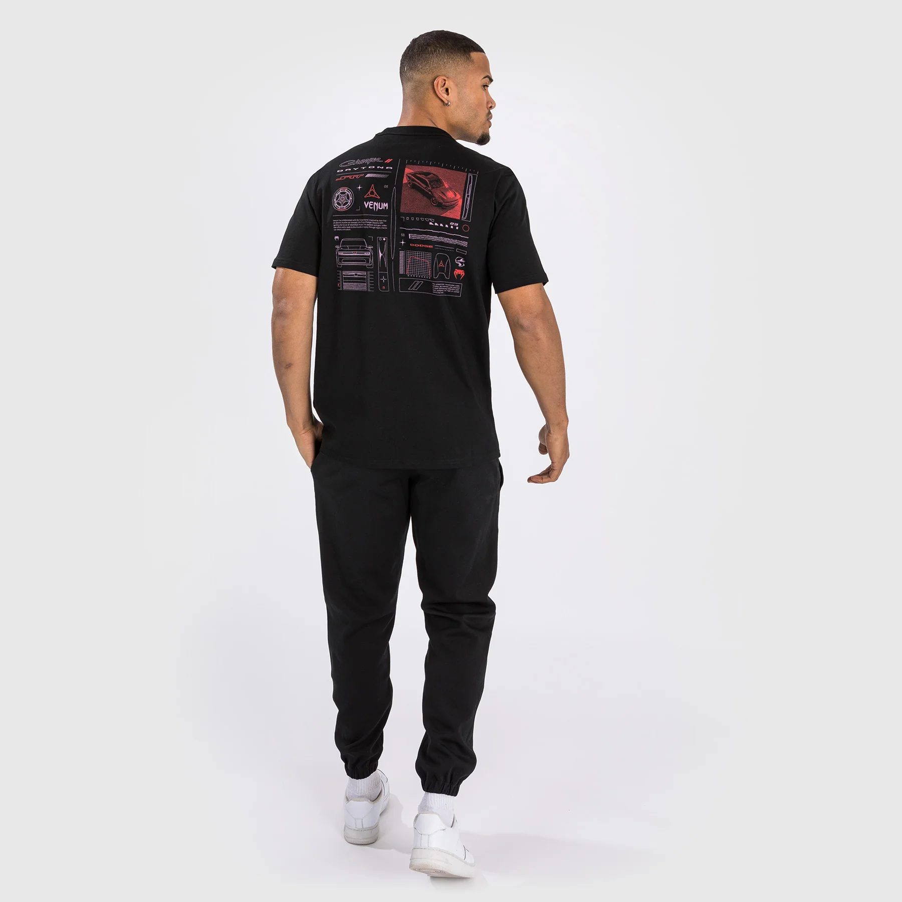 Venum x Dodge Banshee Men’s T-Shirt - Black - Image 5