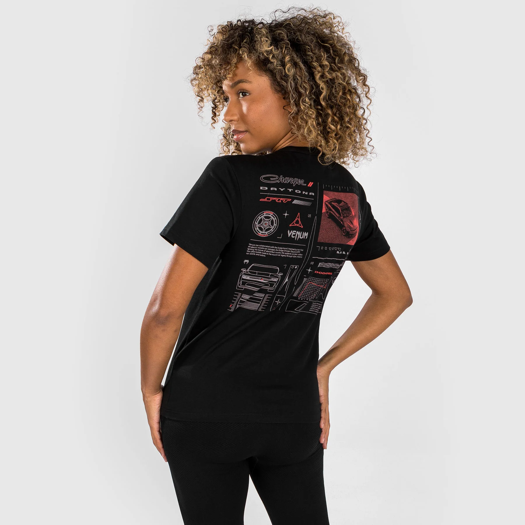 Venum x Dodge Banshee Women's T-Shirt - Black - Image 2