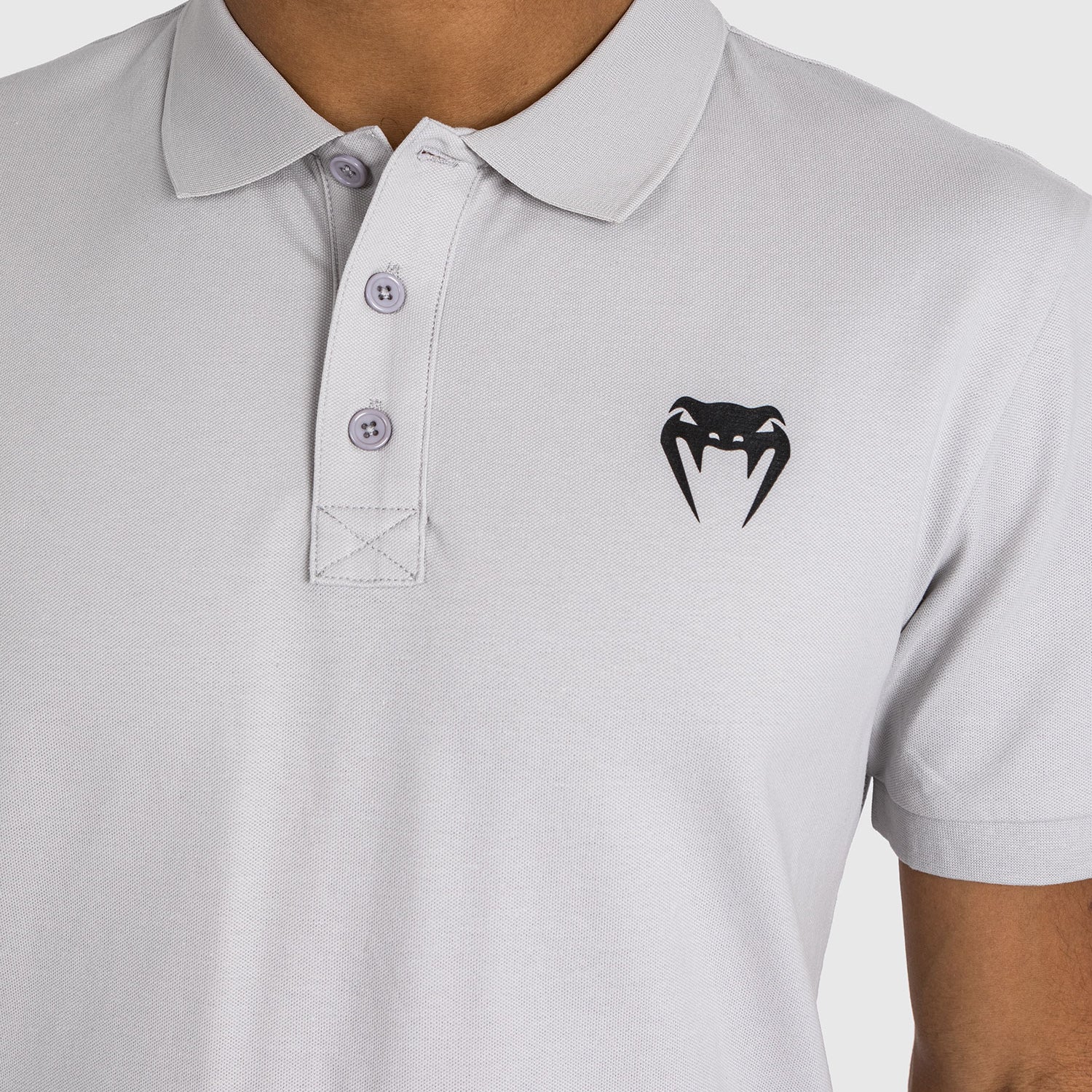 Venum x Dodge Demon 170  Men’s Polo Shirt - Grey - Image 4