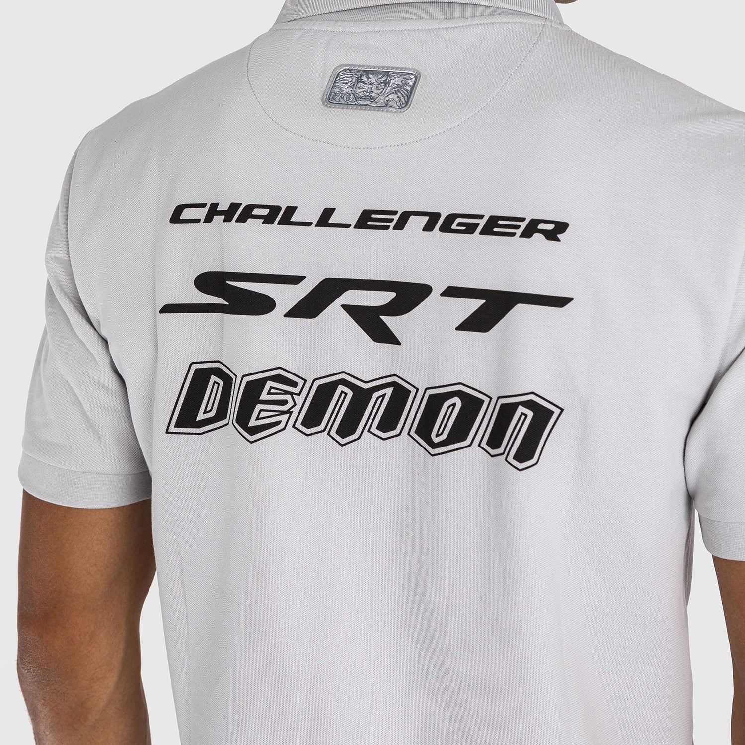 Venum x Dodge Demon 170  Men’s Polo Shirt - Grey - Image 5