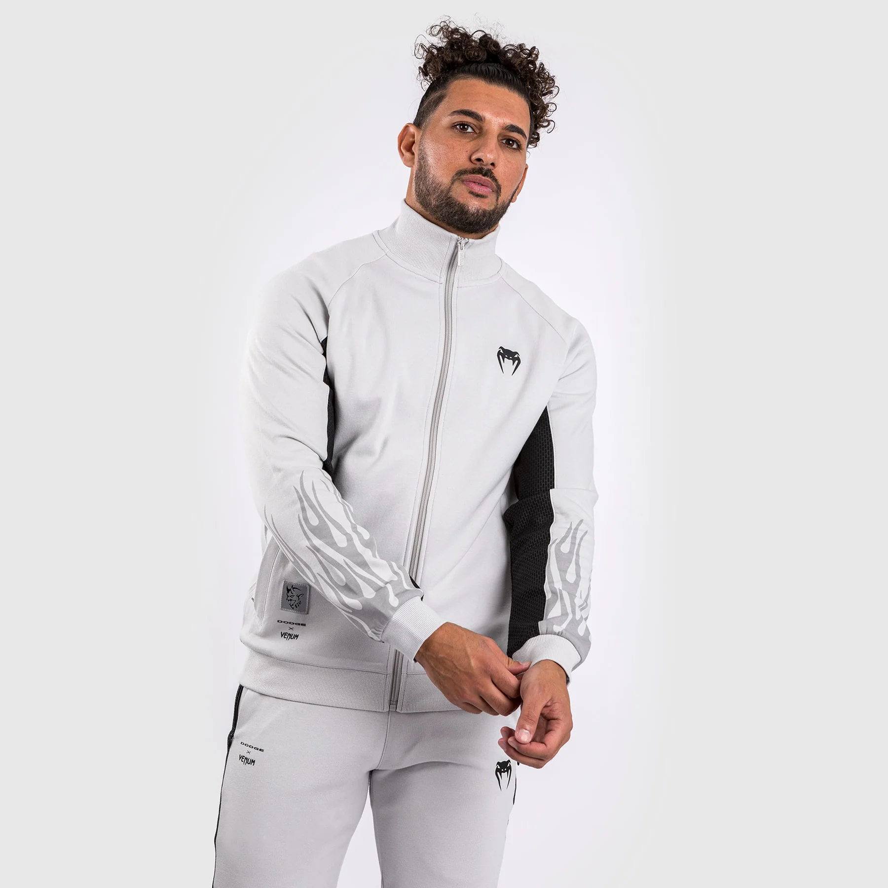 Venum x Dodge Demon 170 Men's Full-Zip Jacket - Grey
