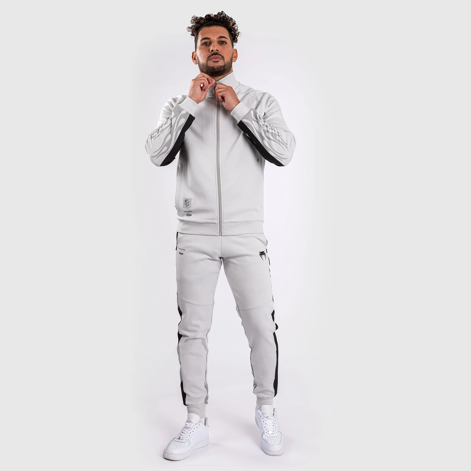 Venum x Dodge Demon 170 Men's Full-Zip Jacket - Grey - Image 8
